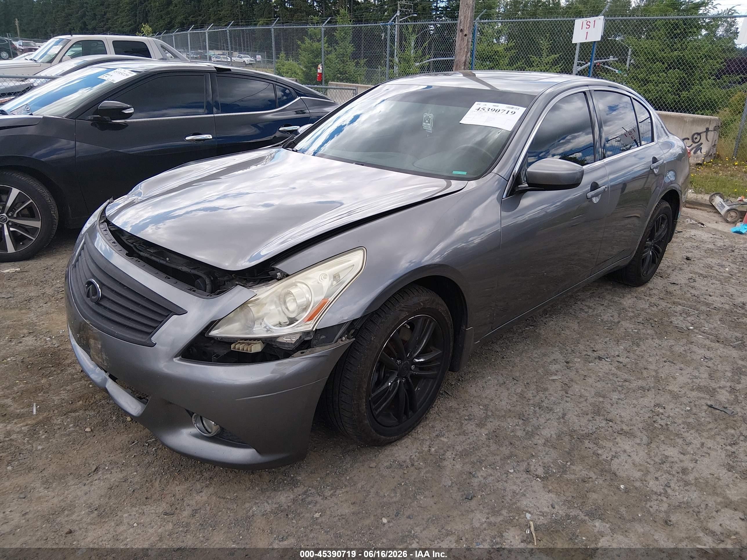 2010 Infiniti G37x   Gray vin: JN1CV6AR1AM461672