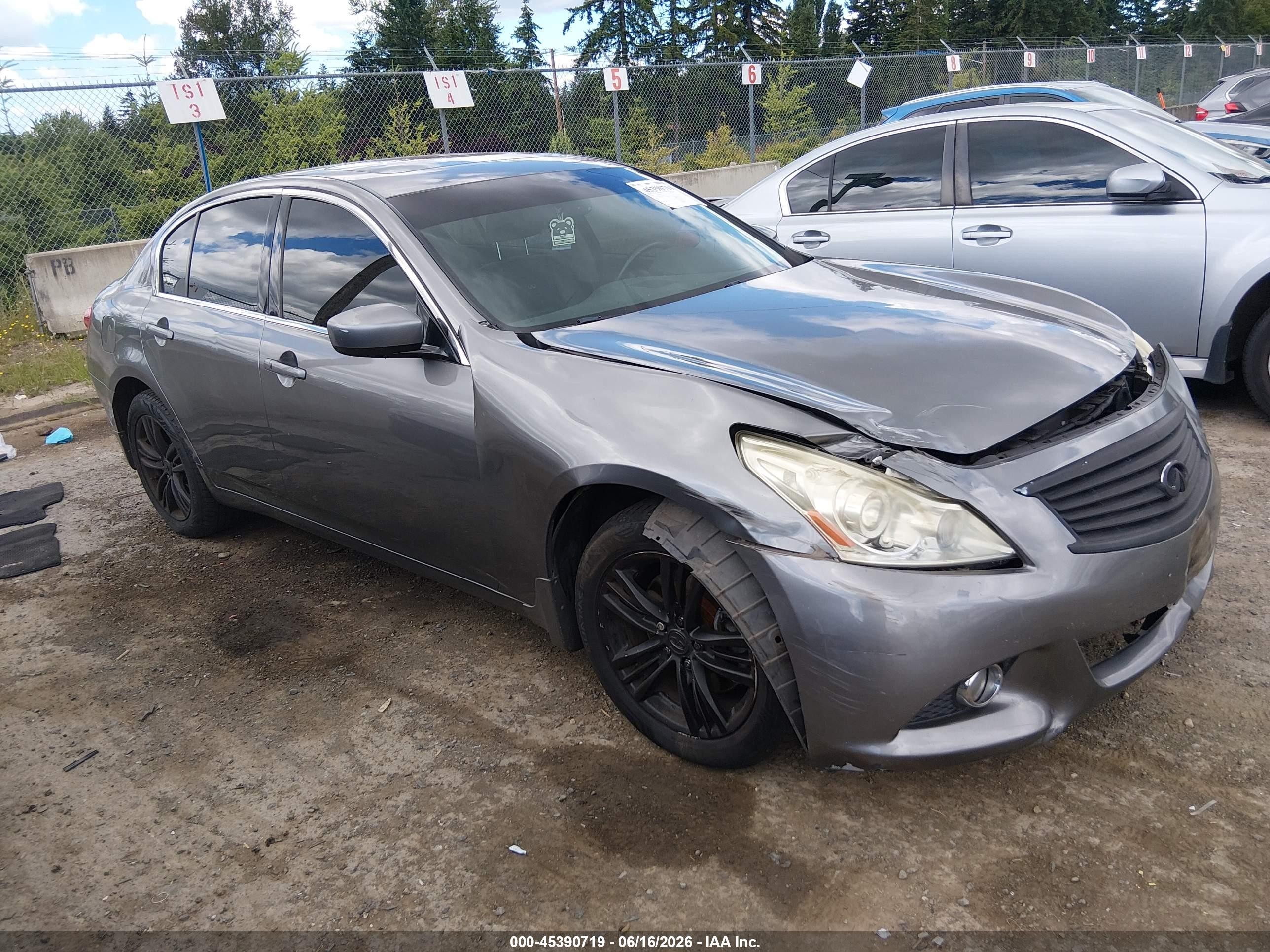 2010 Infiniti G37x   Gray vin: JN1CV6AR1AM461672