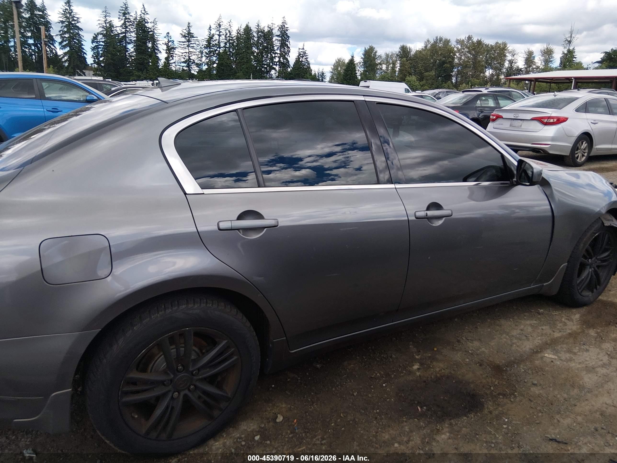 2010 Infiniti G37x   Gray vin: JN1CV6AR1AM461672