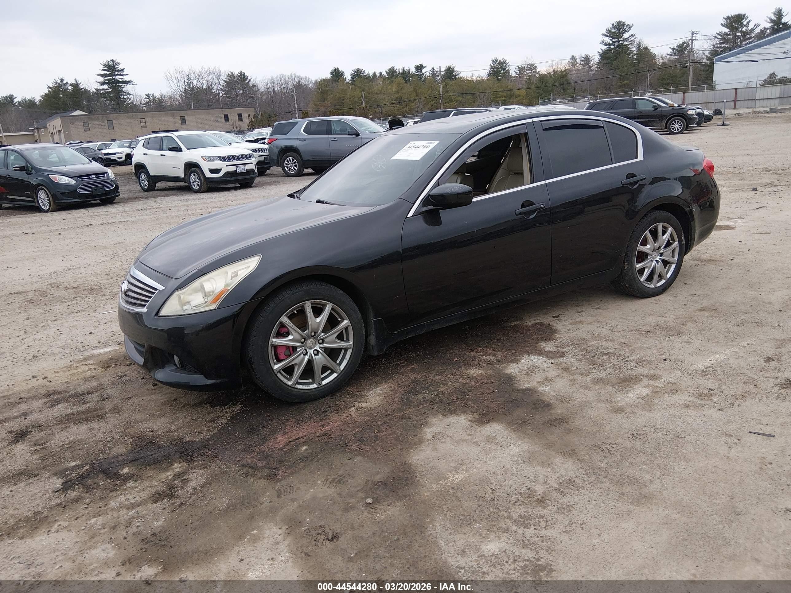 2011 Infiniti G37x Черный vin: JN1CV6AR1BM351836