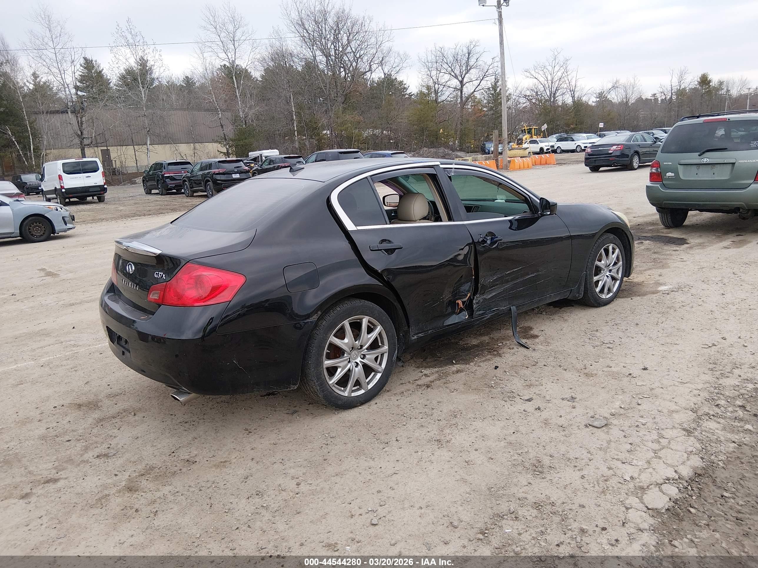 2011 Infiniti G37x Черный vin: JN1CV6AR1BM351836