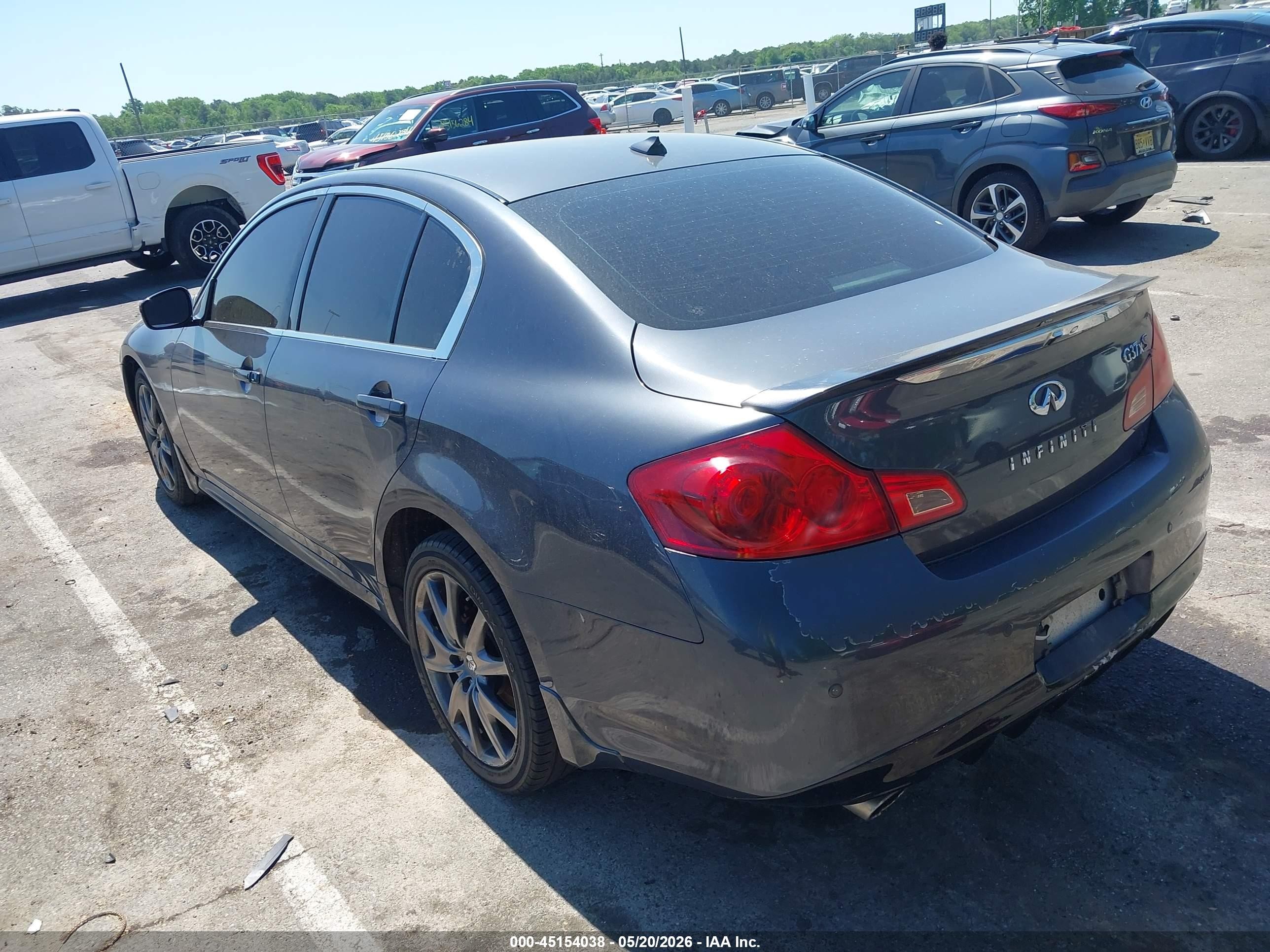 2011 Infiniti G37x   Серый vin: JN1CV6AR1BM412067