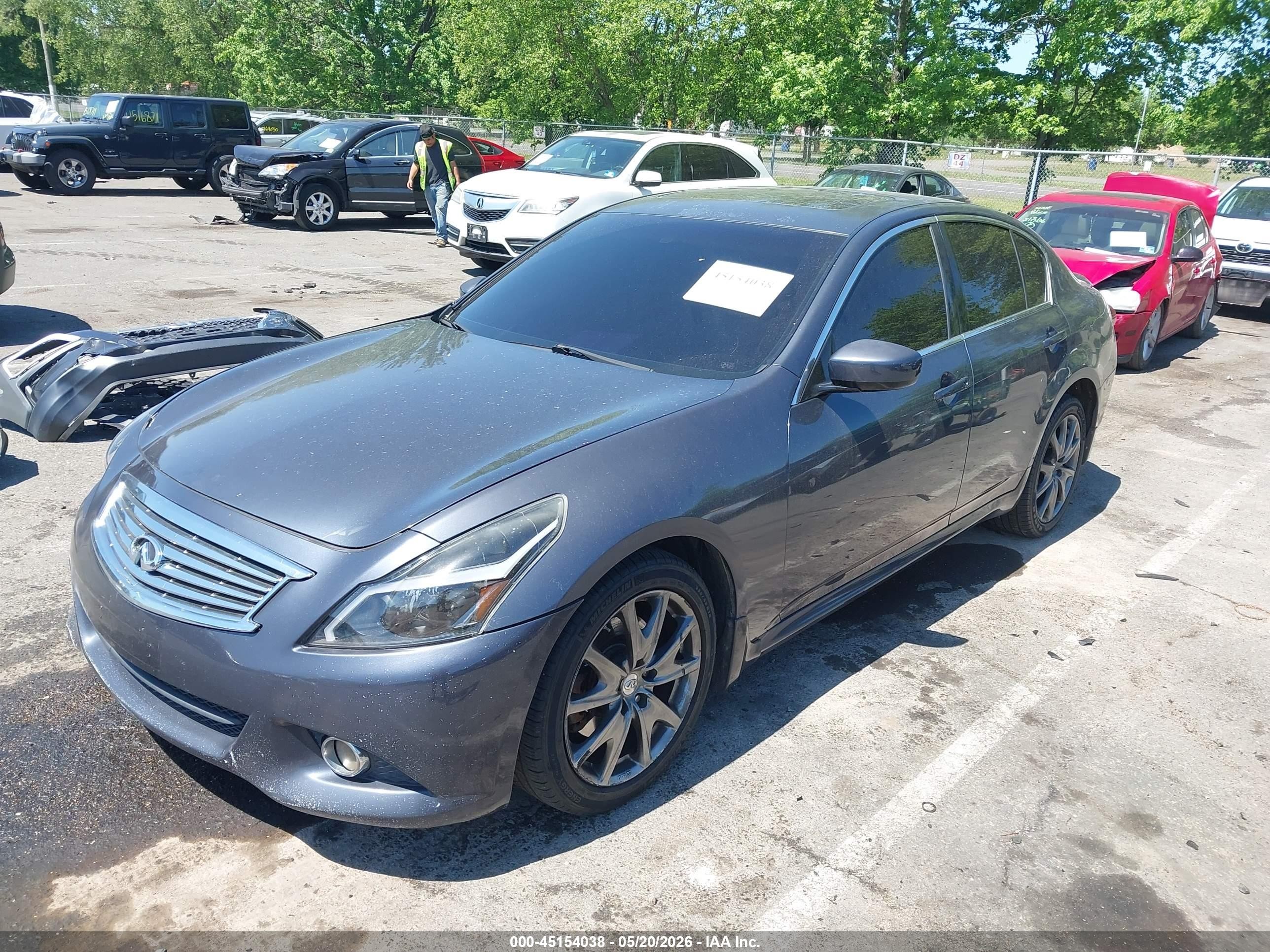 2011 Infiniti G37x   Серый vin: JN1CV6AR1BM412067