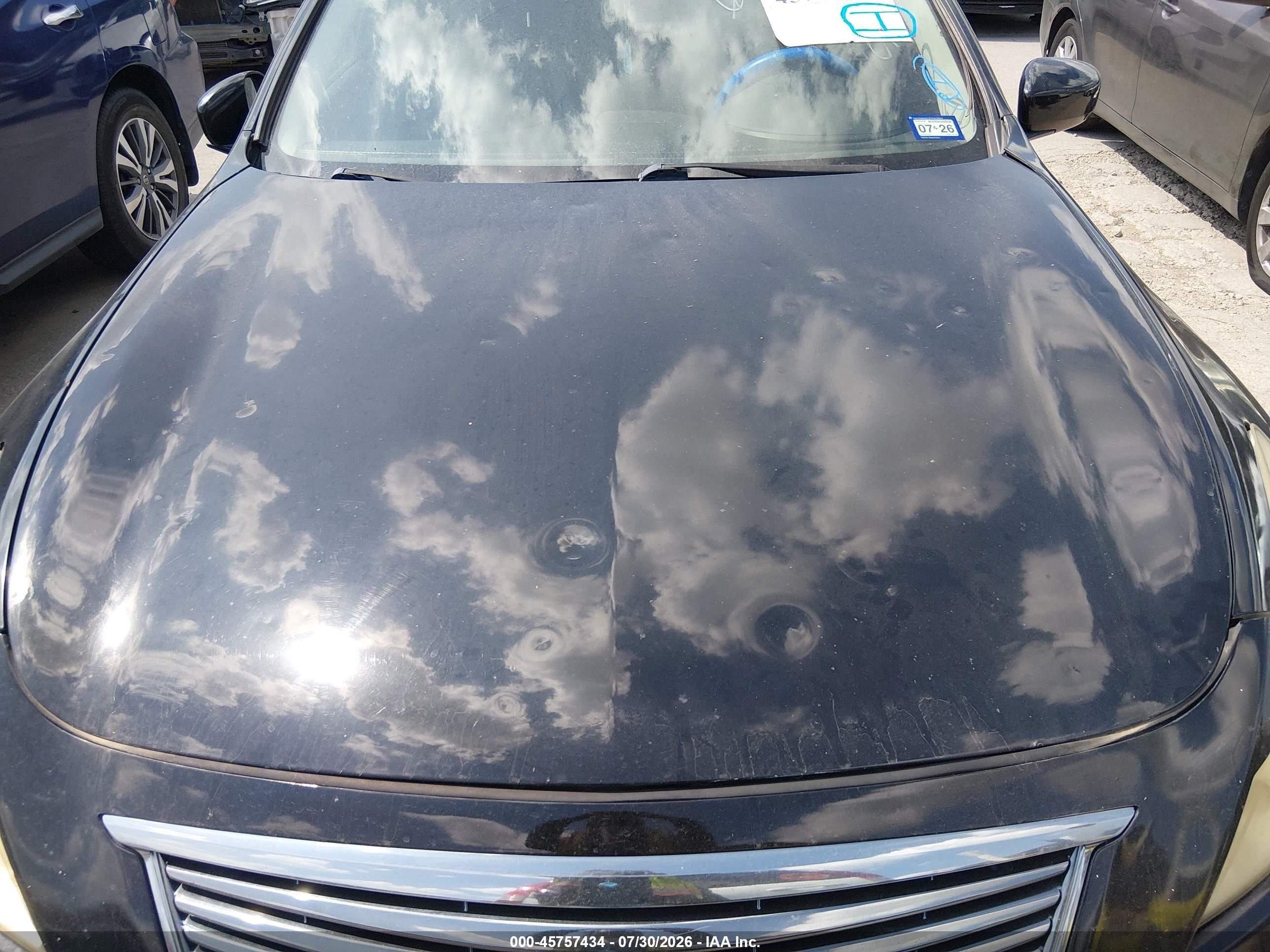 2012 Infiniti G37x   Black vin: JN1CV6AR1CM672034