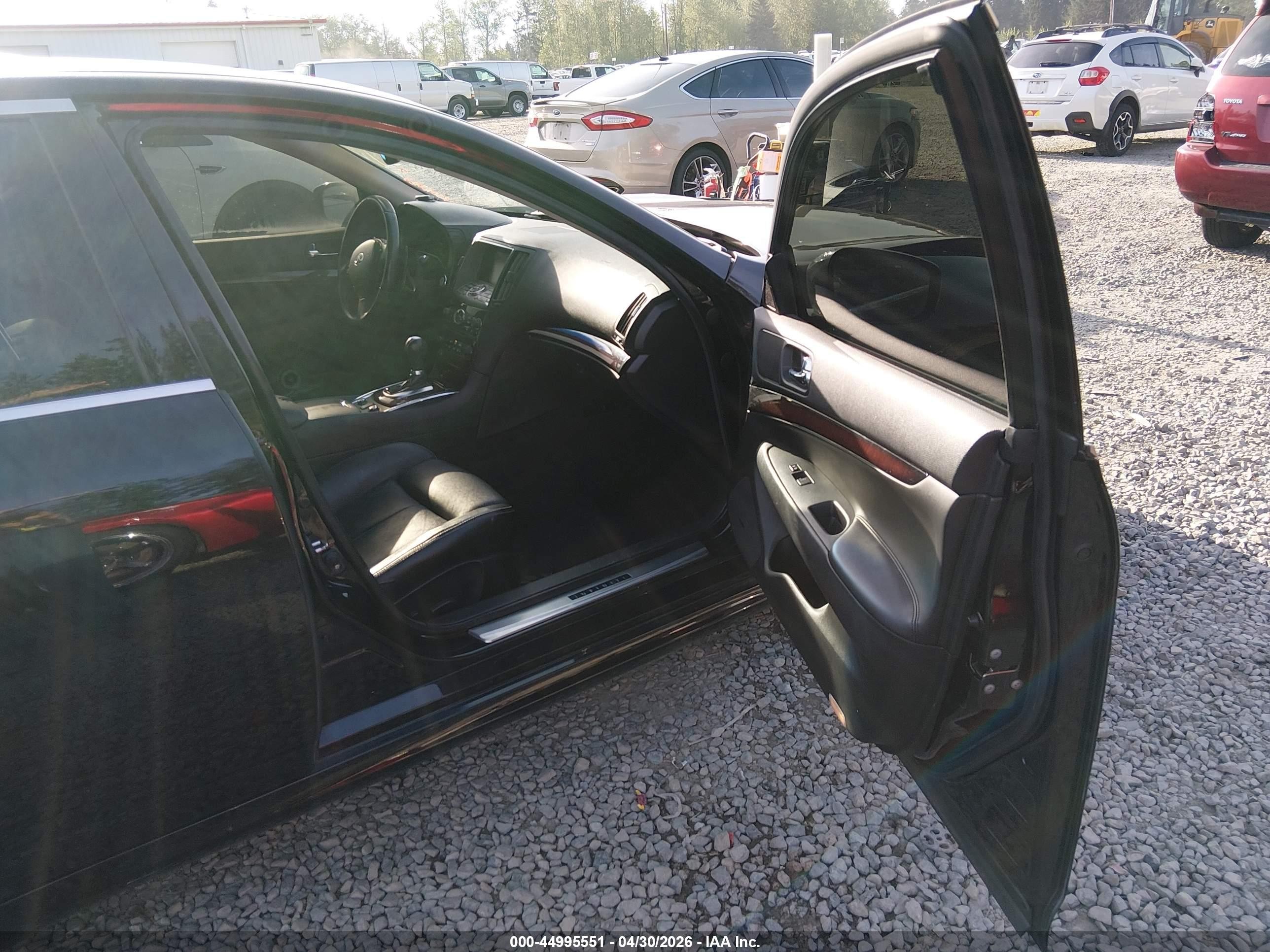 2012 Infiniti G37x   Black vin: JN1CV6AR1CM672437