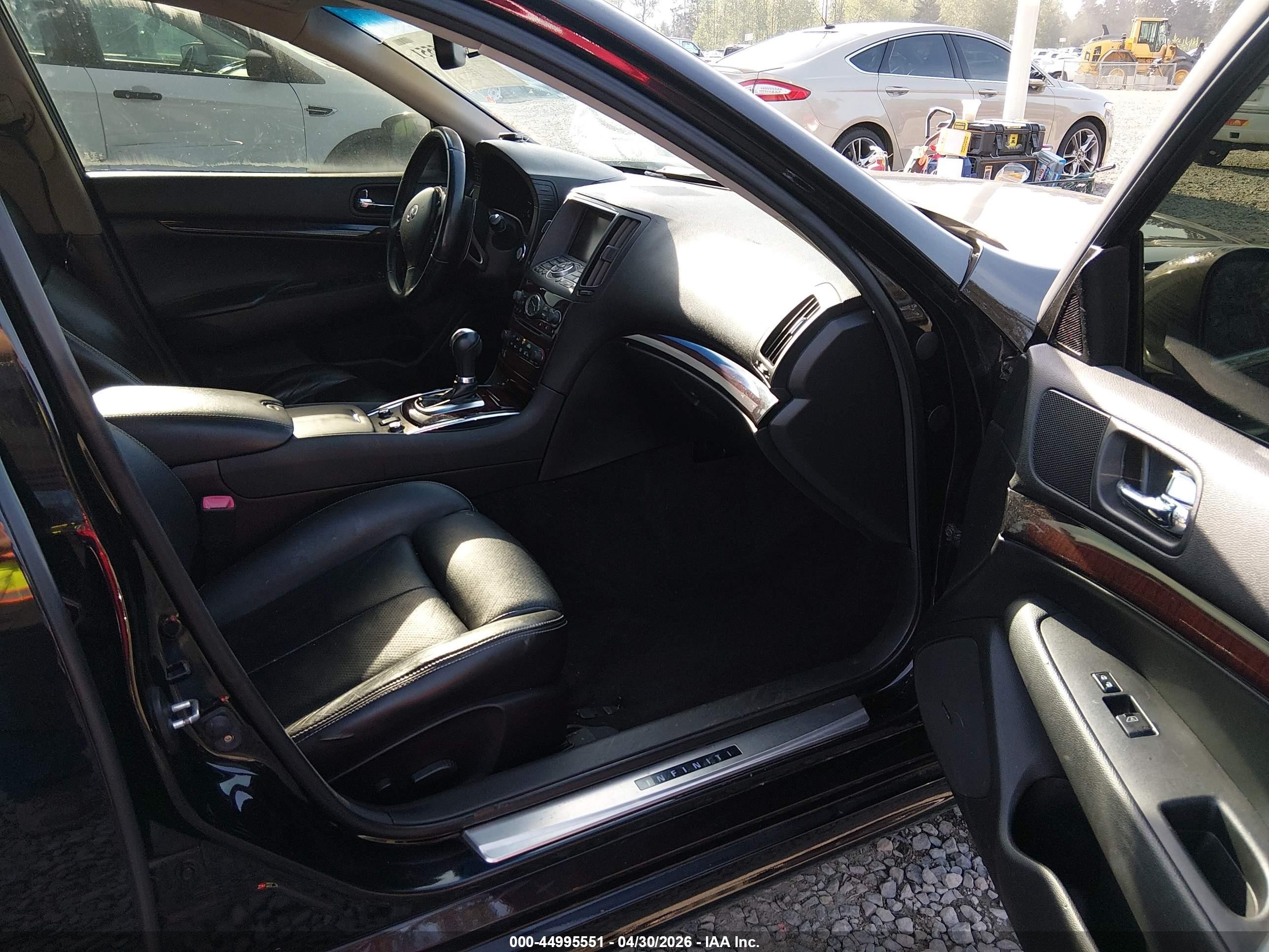 2012 Infiniti G37x   Black vin: JN1CV6AR1CM672437