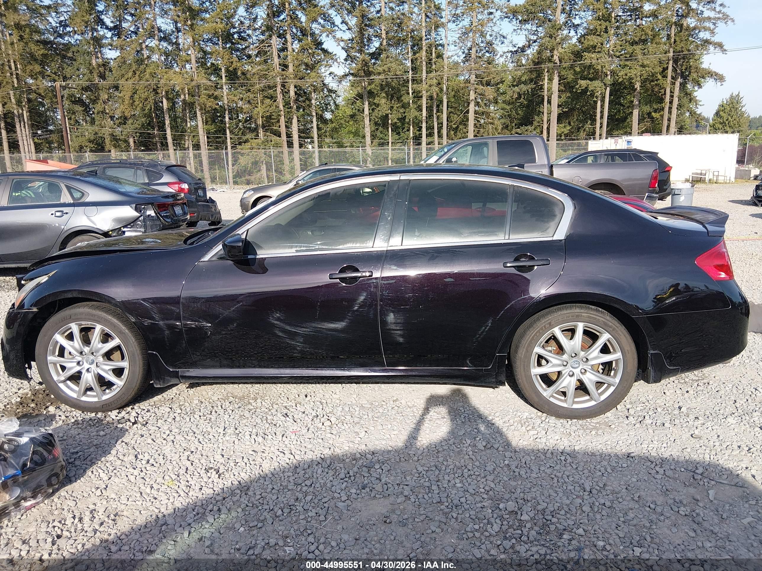 2012 Infiniti G37x   Black vin: JN1CV6AR1CM672437