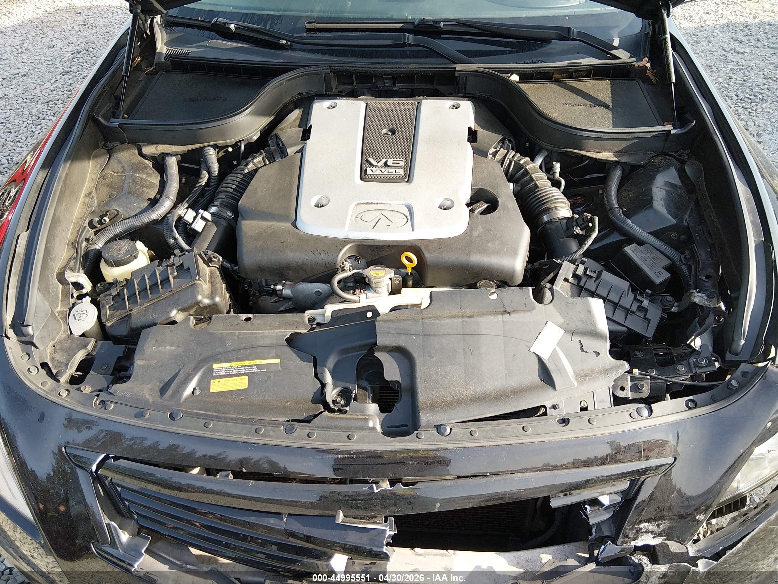 2012 Infiniti G37x   Black vin: JN1CV6AR1CM672437