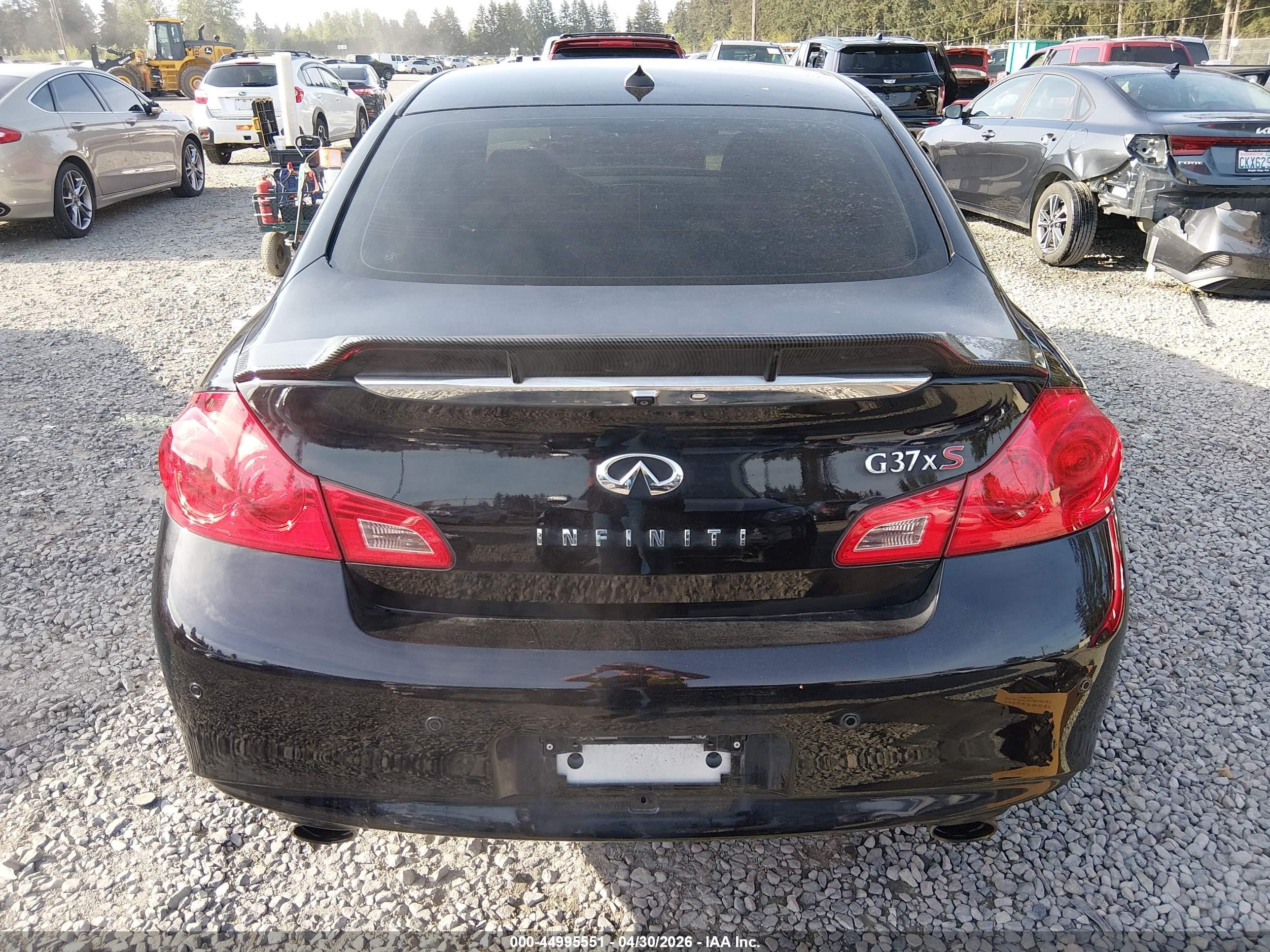 2012 Infiniti G37x   Black vin: JN1CV6AR1CM672437