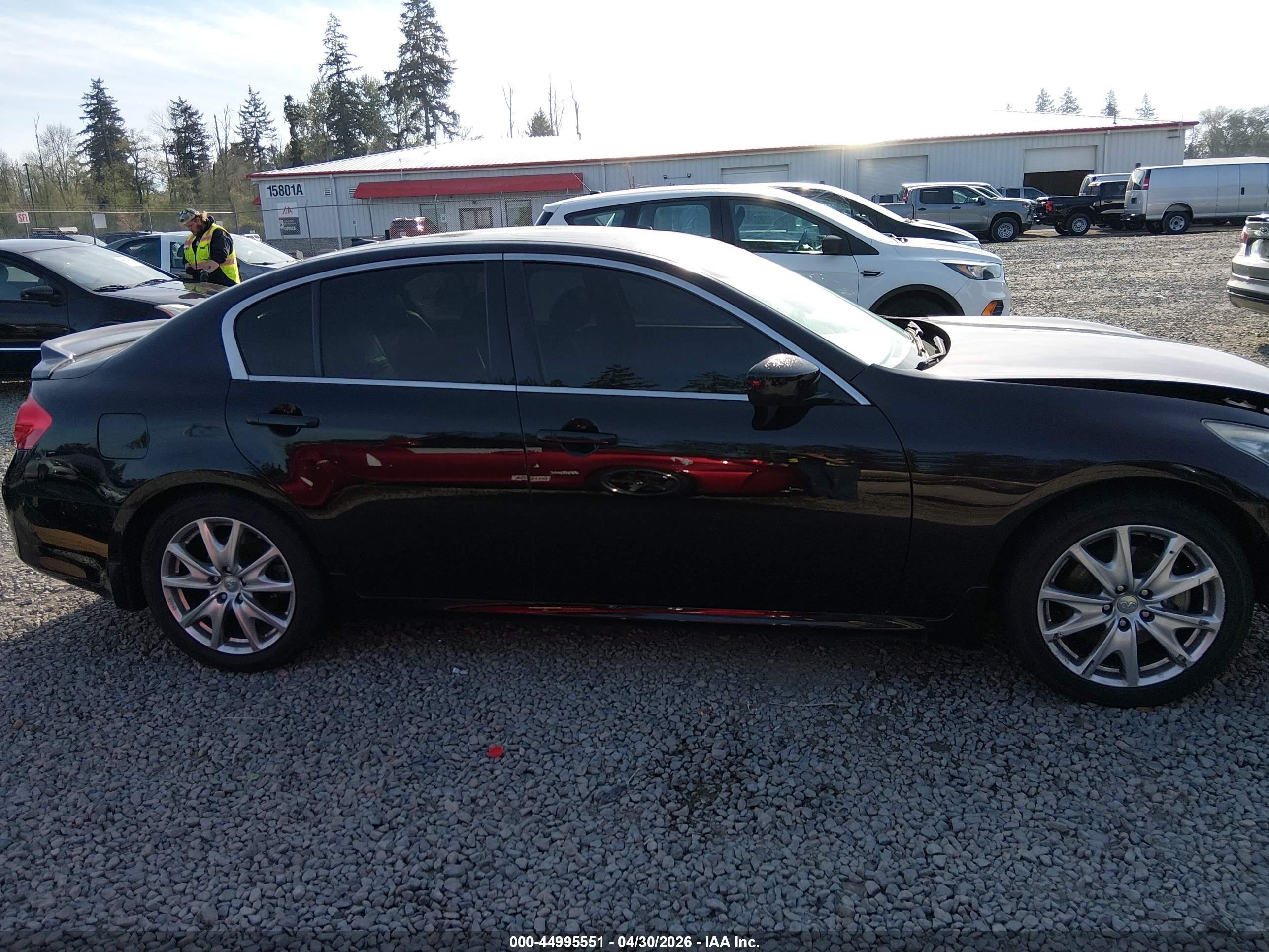 2012 Infiniti G37x   Black vin: JN1CV6AR1CM672437