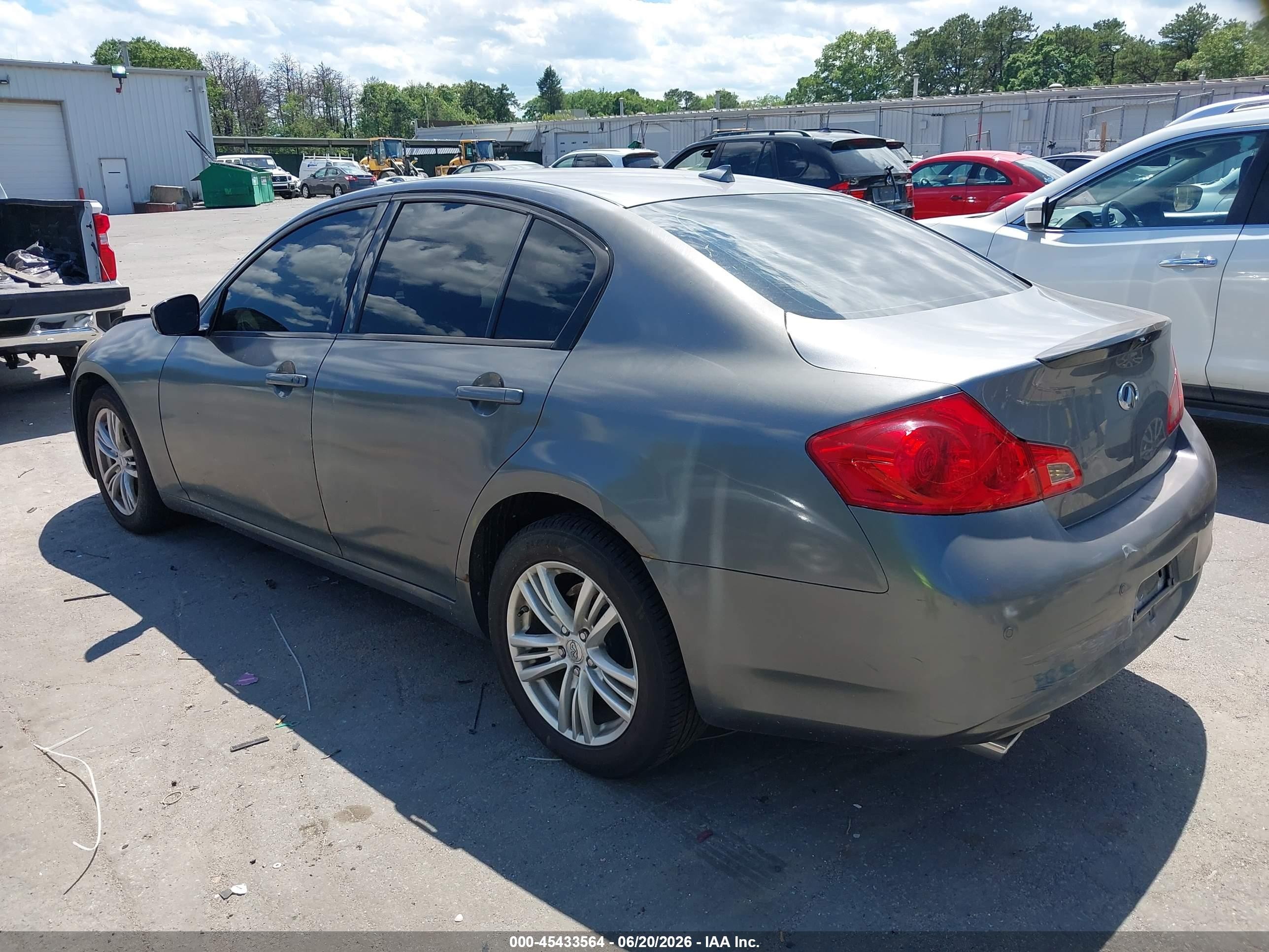 2012 Infiniti G37x   Gray vin: JN1CV6AR1CM677993
