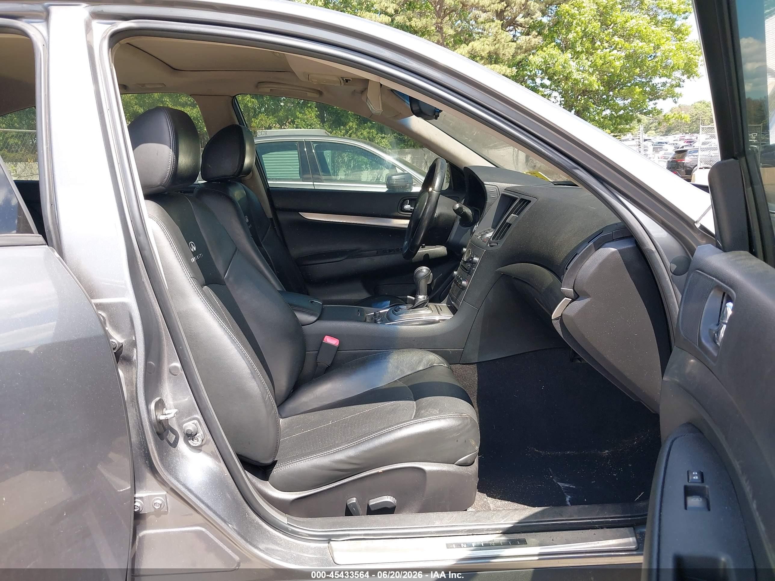 2012 Infiniti G37x   Gray vin: JN1CV6AR1CM677993