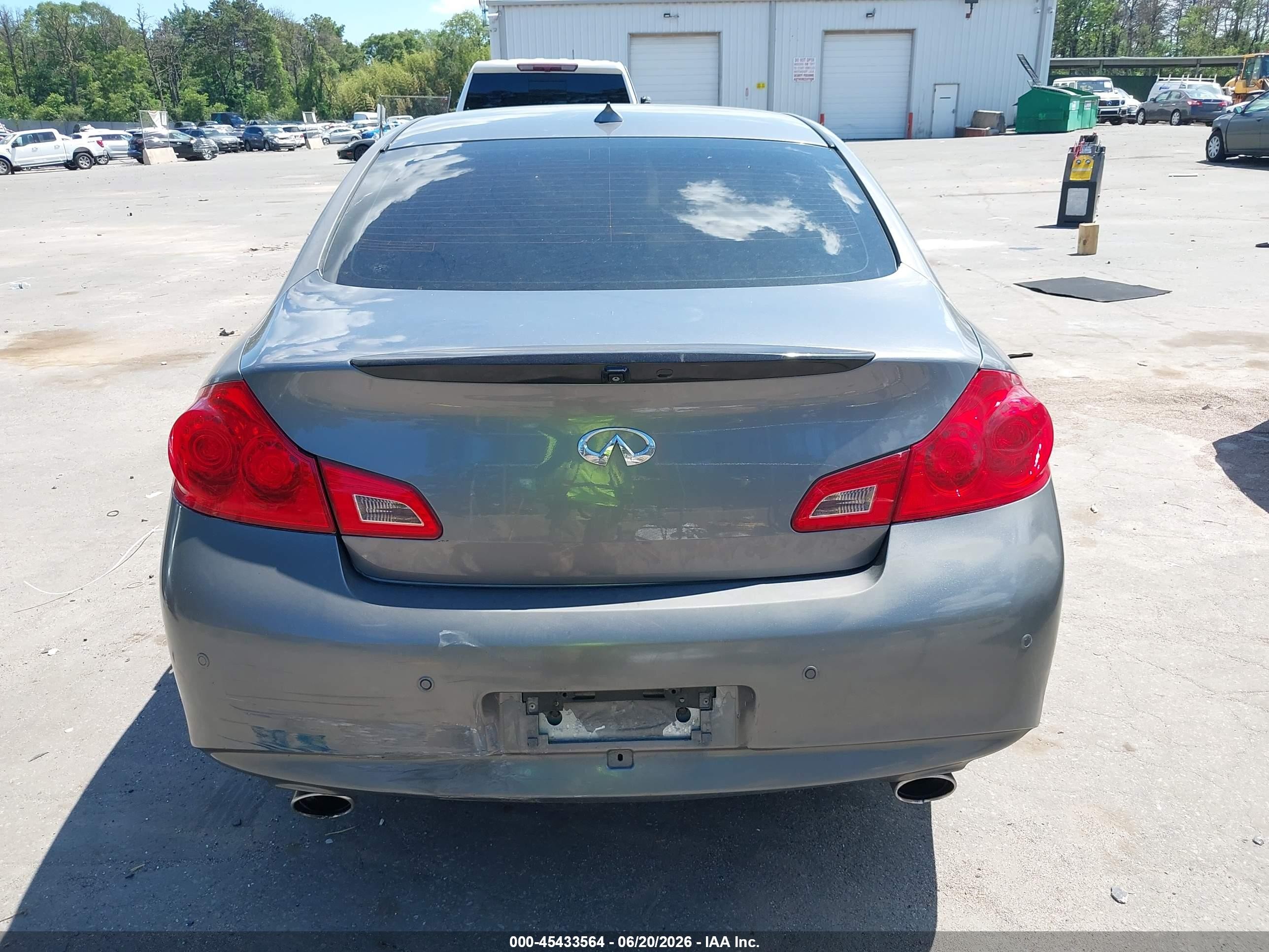 2012 Infiniti G37x   Gray vin: JN1CV6AR1CM677993