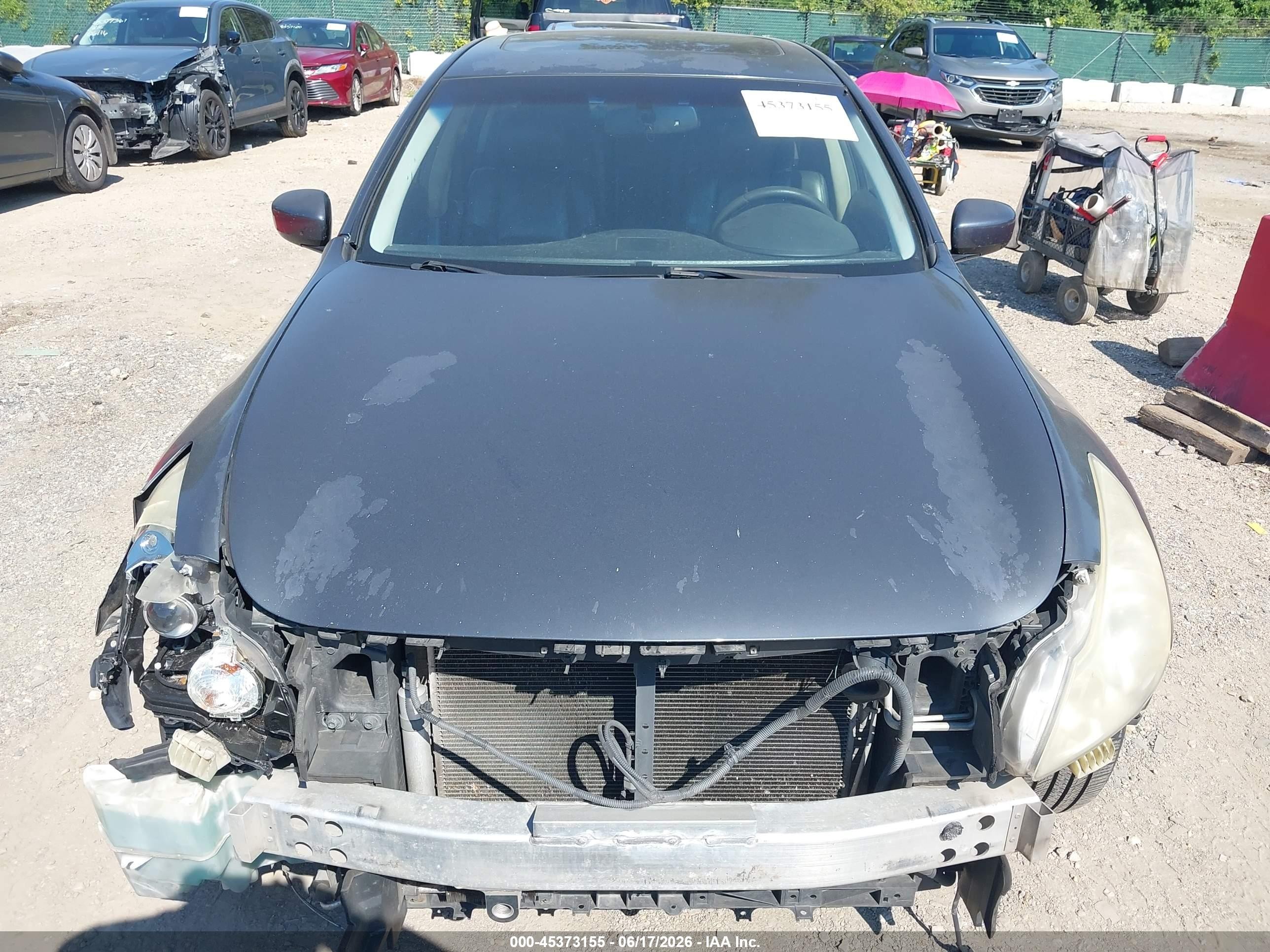 2012 Infiniti G37x   Gray vin: JN1CV6AR1CM679064