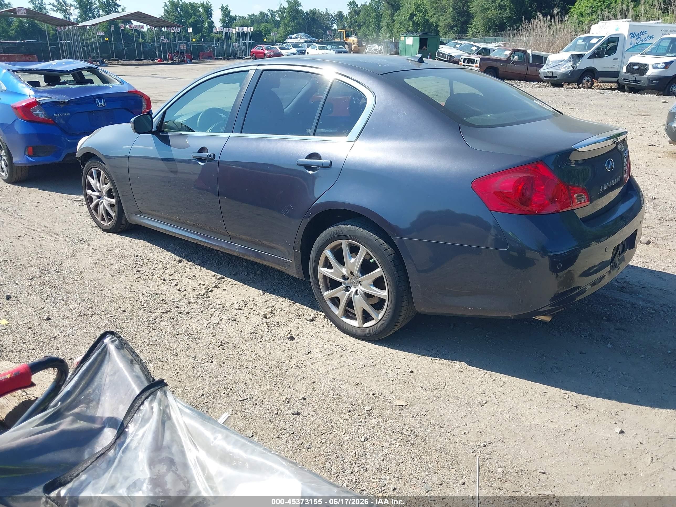 2012 Infiniti G37x   Gray vin: JN1CV6AR1CM679064