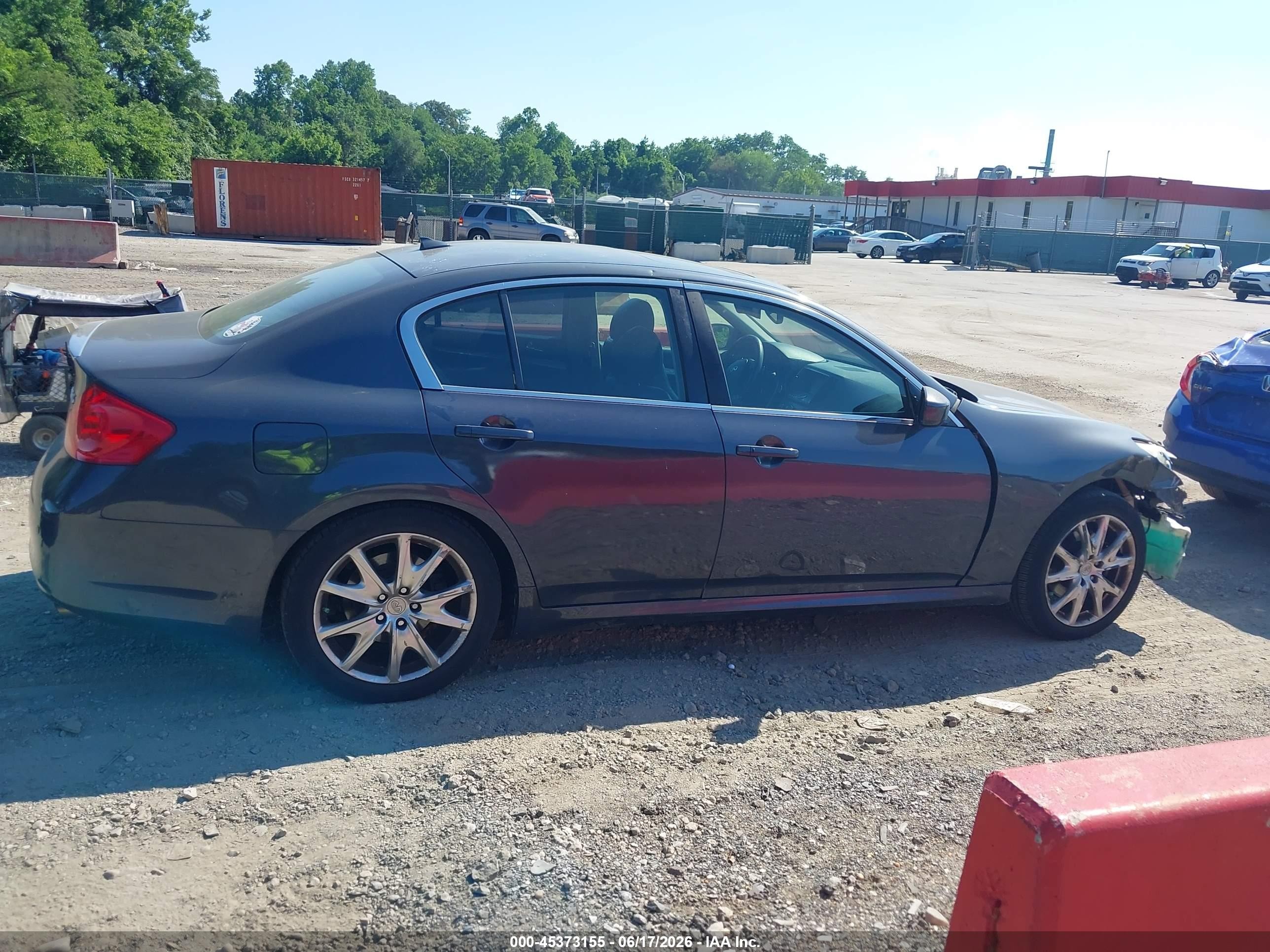 2012 Infiniti G37x   Gray vin: JN1CV6AR1CM679064