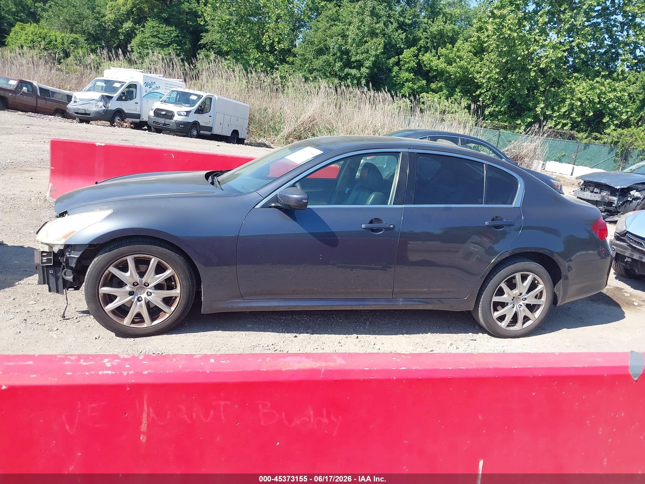 2012 Infiniti G37x   Gray vin: JN1CV6AR1CM679064
