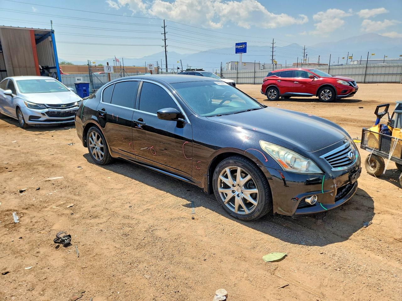 2012 Infiniti G37 Sedan X Black vin: JN1CV6AR1CM970051