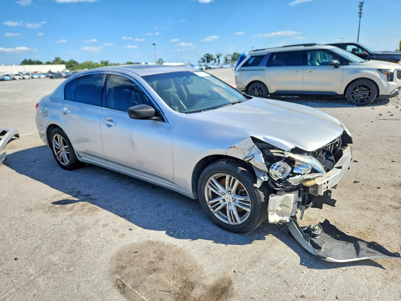 2012 Infiniti G37 Sedan X Silver vin: JN1CV6AR1CM970311