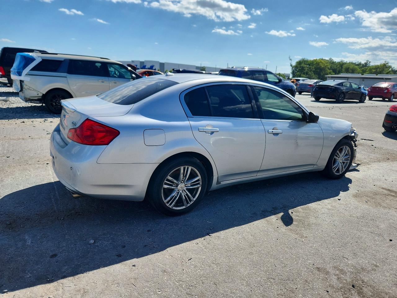 2012 Infiniti G37 Sedan X Silver vin: JN1CV6AR1CM970311