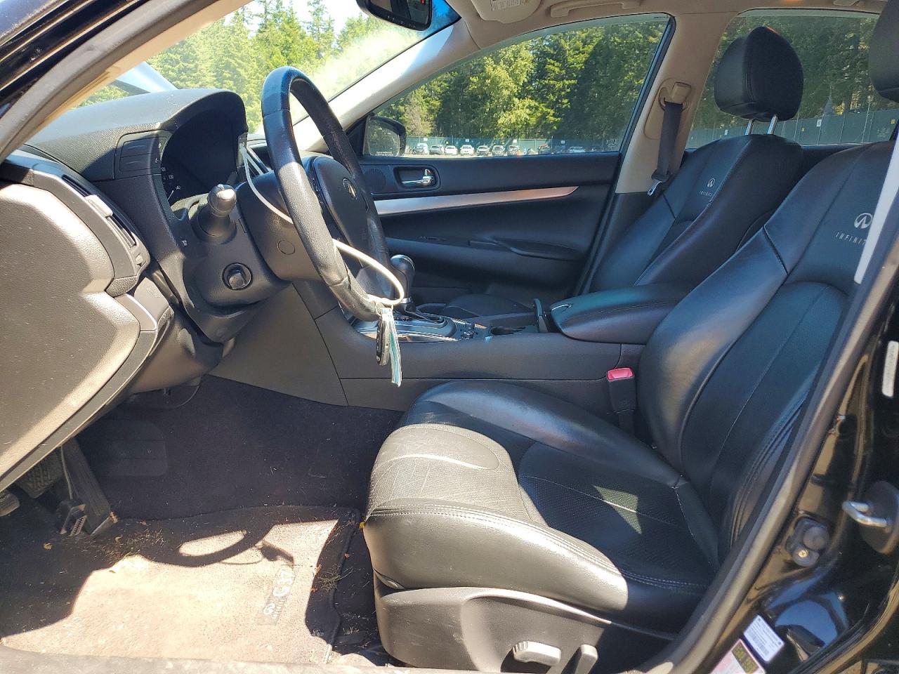 2012 Infiniti G37 Sedan X Black vin: JN1CV6AR1CM970423