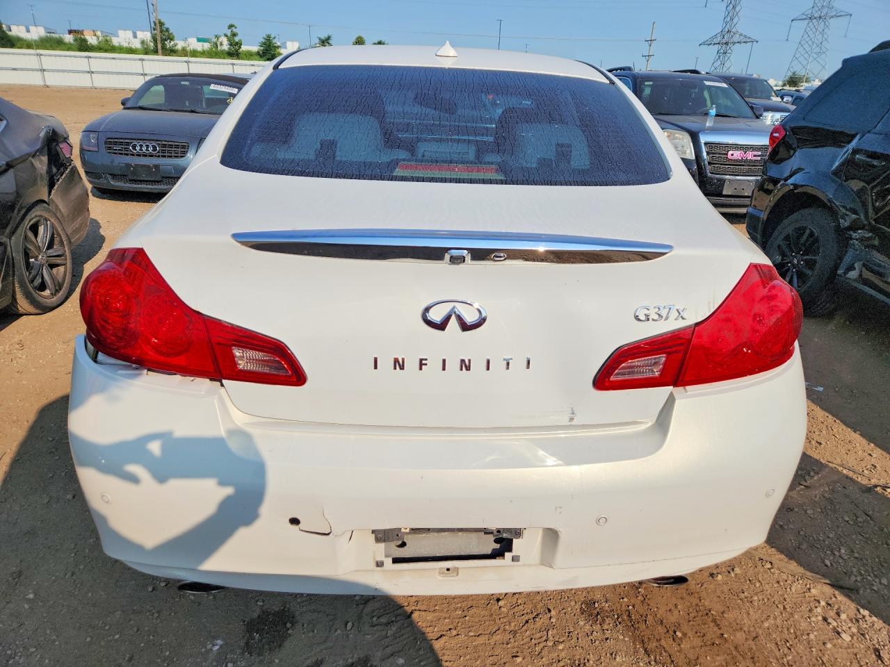 2012 Infiniti G37 White vin: JN1CV6AR1CM975377