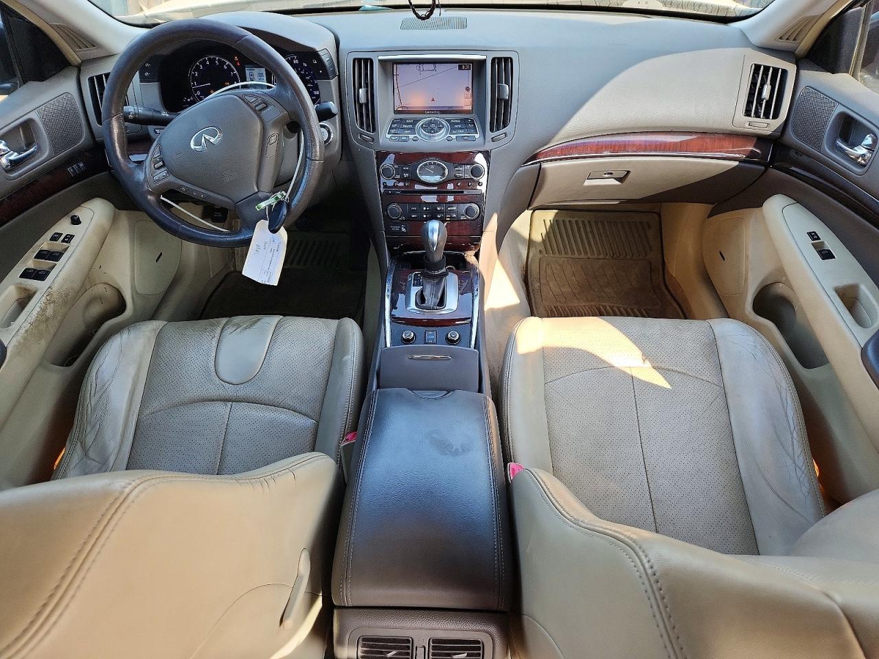 2012 Infiniti G37 White vin: JN1CV6AR1CM975377