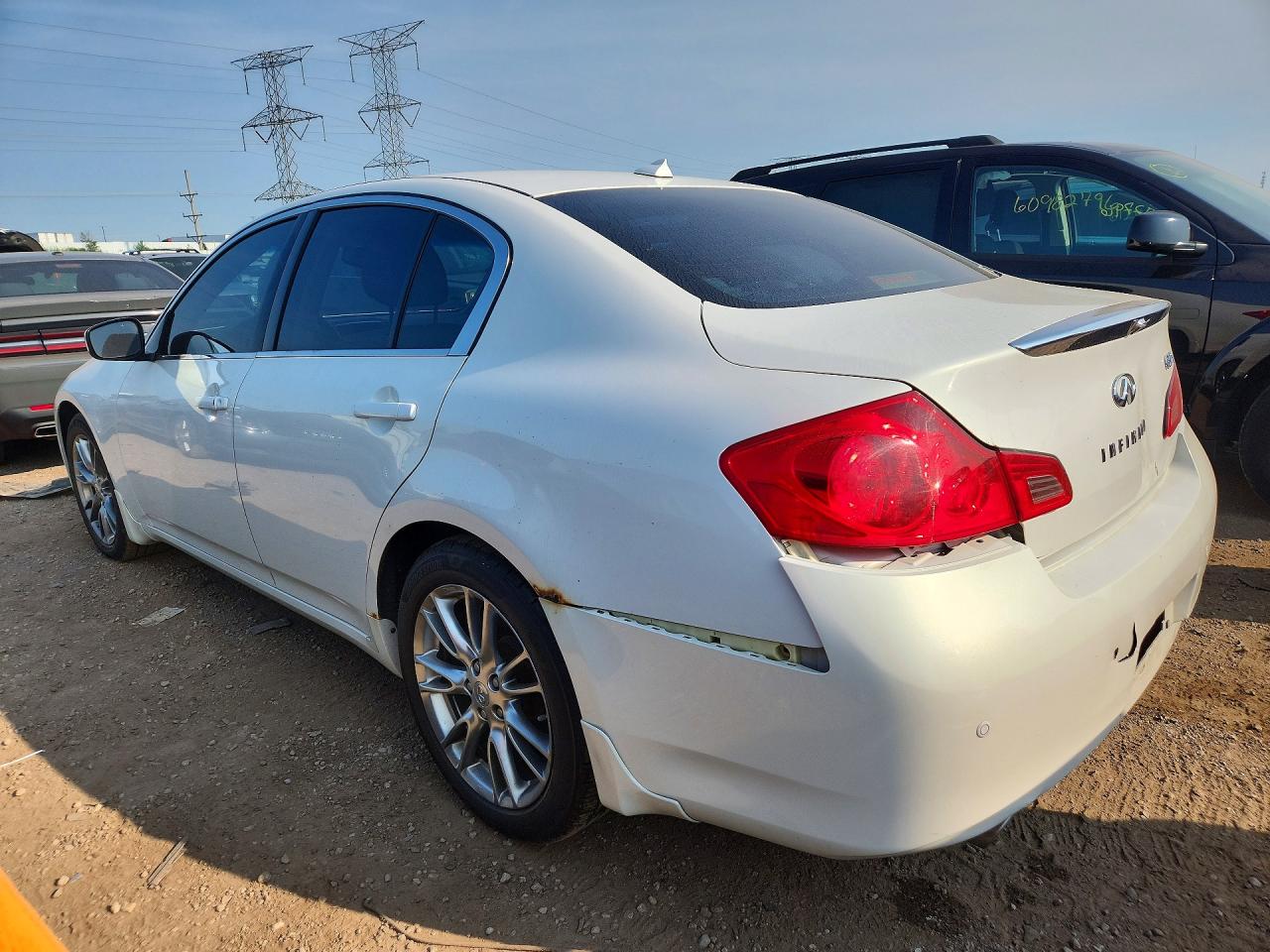 2012 Infiniti G37 White vin: JN1CV6AR1CM975377
