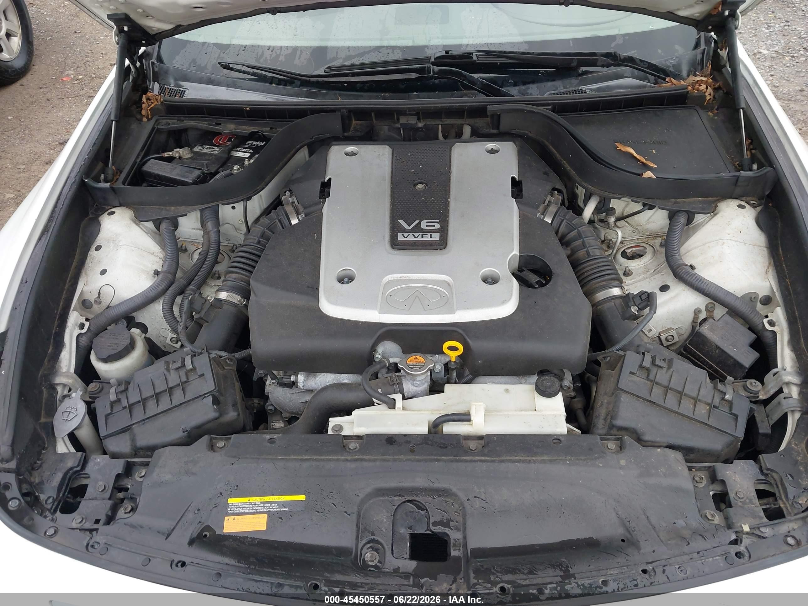 2012 Infiniti G37x   White vin: JN1CV6AR1CM976707