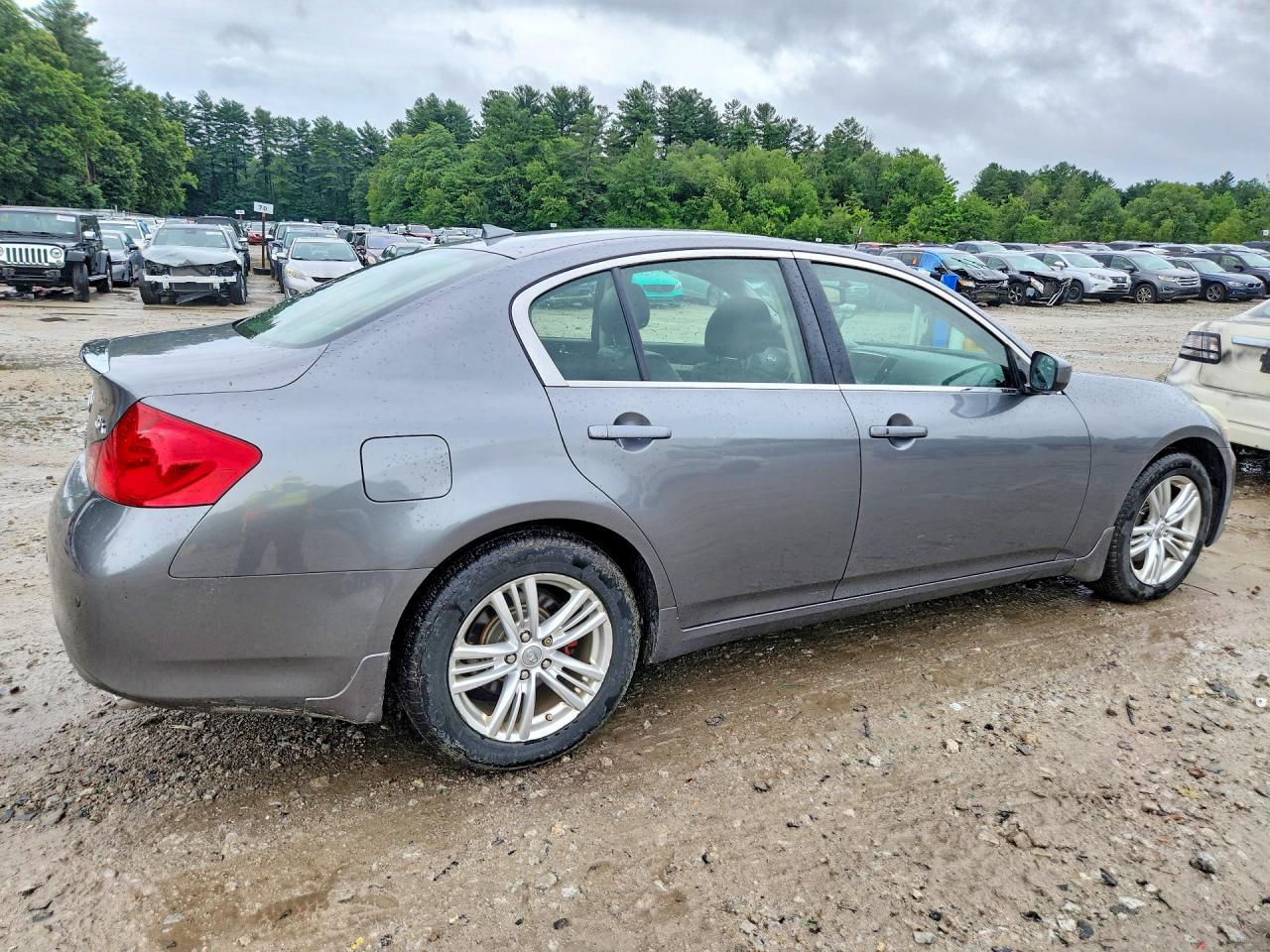 2013 Infiniti G37 Sedan X Gray vin: JN1CV6AR1DM356828