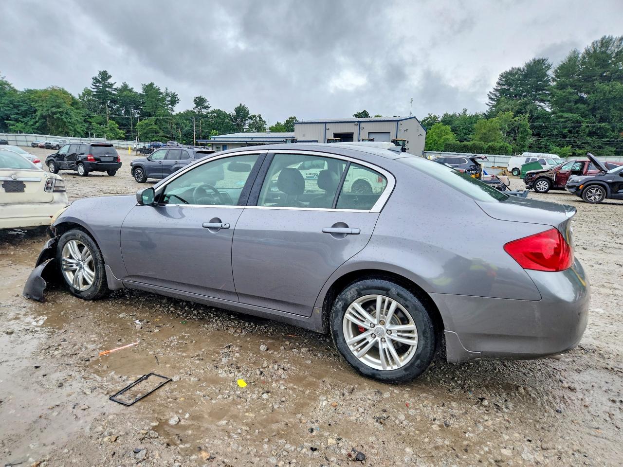 2013 Infiniti G37 Sedan X Gray vin: JN1CV6AR1DM356828