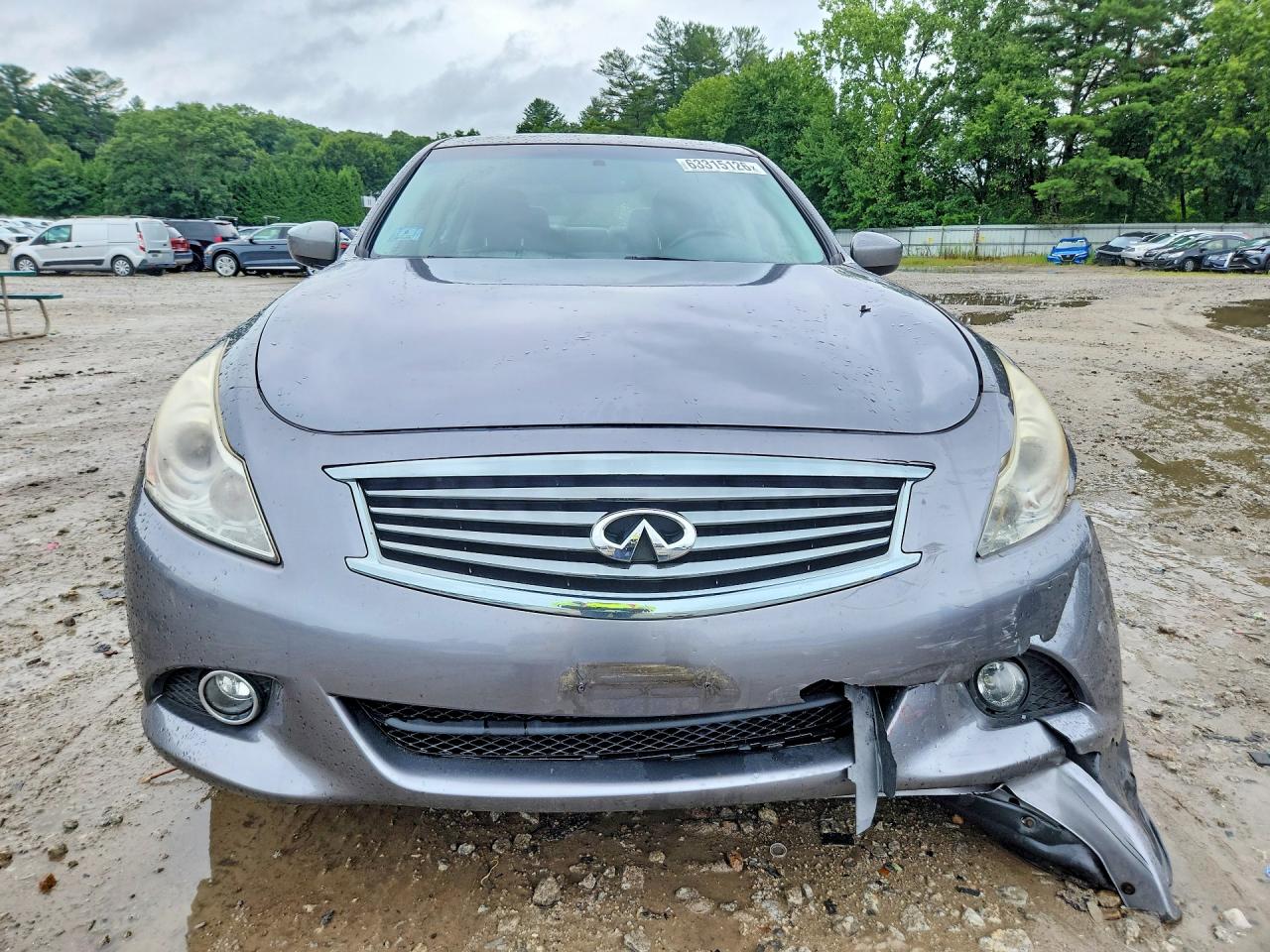 2013 Infiniti G37 Sedan X Gray vin: JN1CV6AR1DM356828
