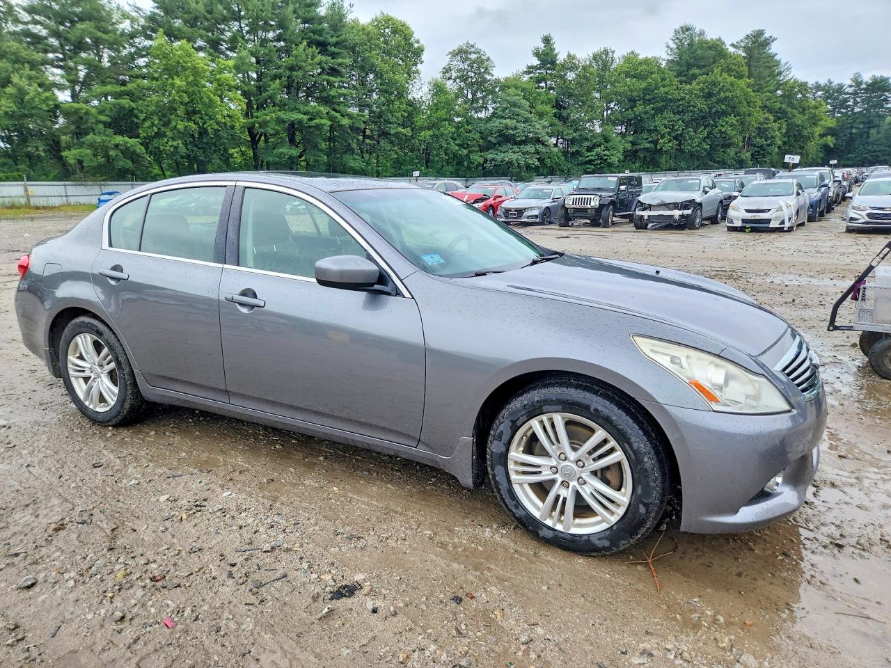 2013 Infiniti G37 Sedan X Gray vin: JN1CV6AR1DM356828