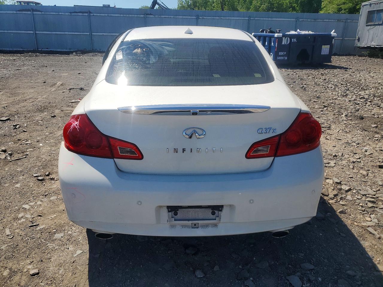 2013 Infiniti G37 Sedan X Белый vin: JN1CV6AR1DM756727