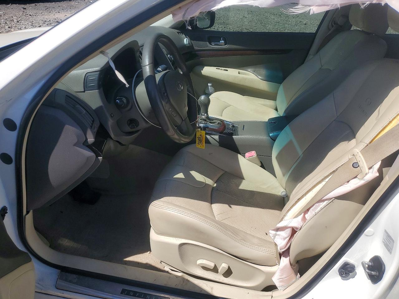 2013 Infiniti G37 Sedan X Белый vin: JN1CV6AR1DM756727