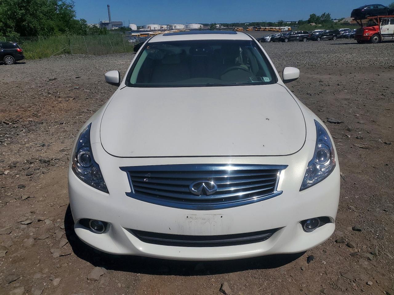 2013 Infiniti G37 Sedan X Белый vin: JN1CV6AR1DM756727