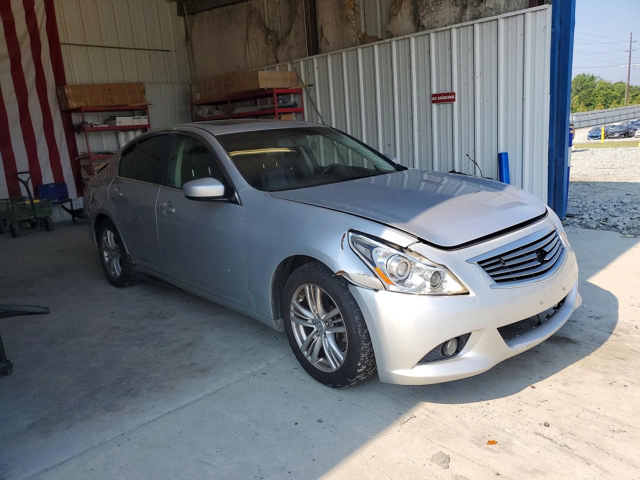 2013 Infiniti G37 Sedan X Silver vin: JN1CV6AR1DM758011