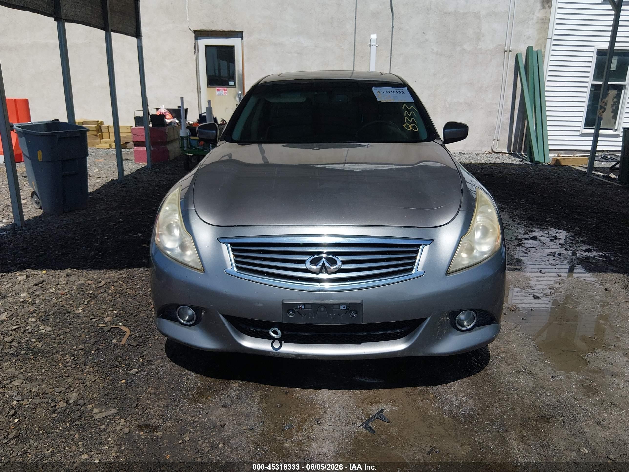2013 Infiniti G37x   Серый vin: JN1CV6AR1DM764083