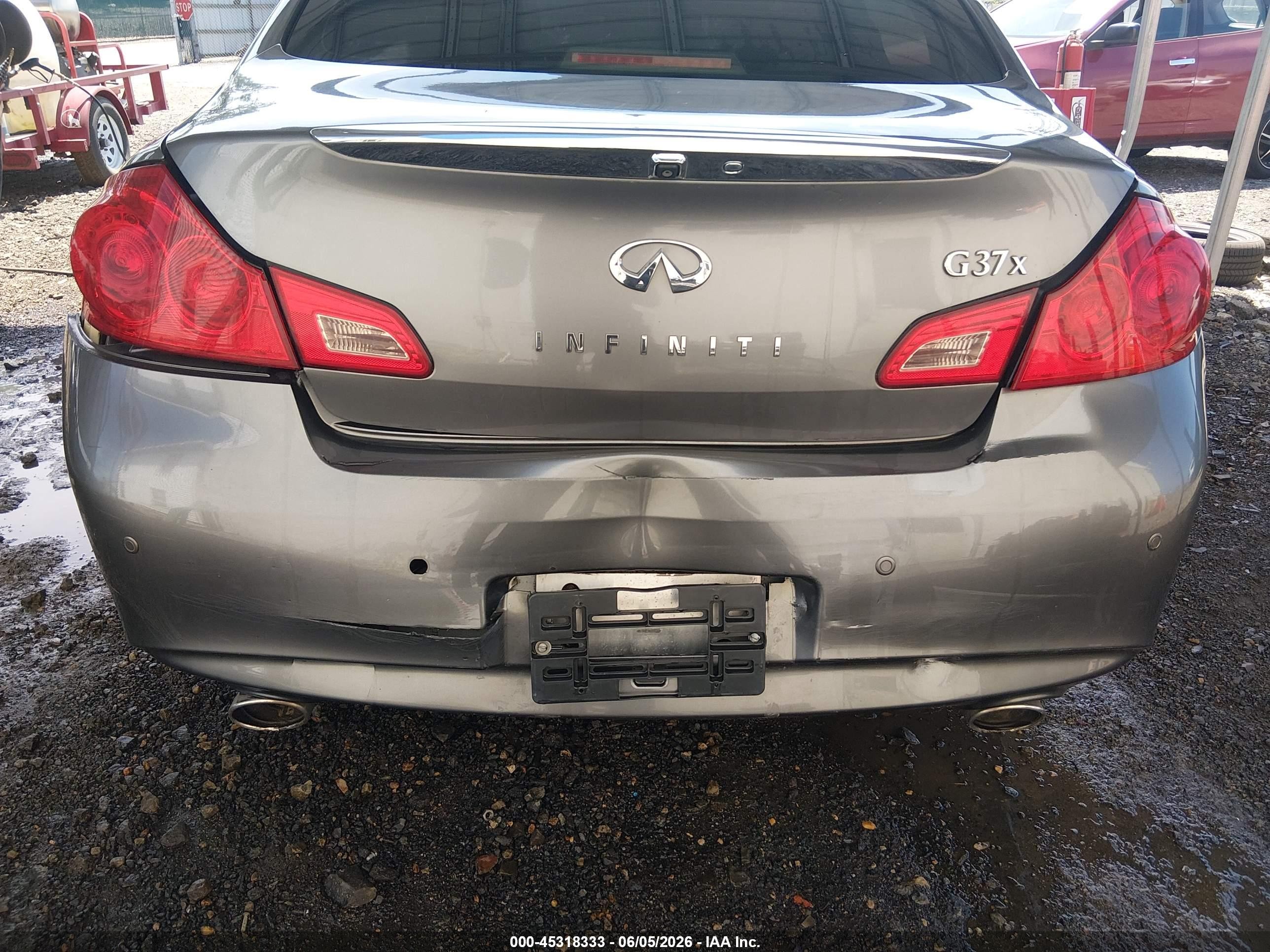 2013 Infiniti G37x   Серый vin: JN1CV6AR1DM764083