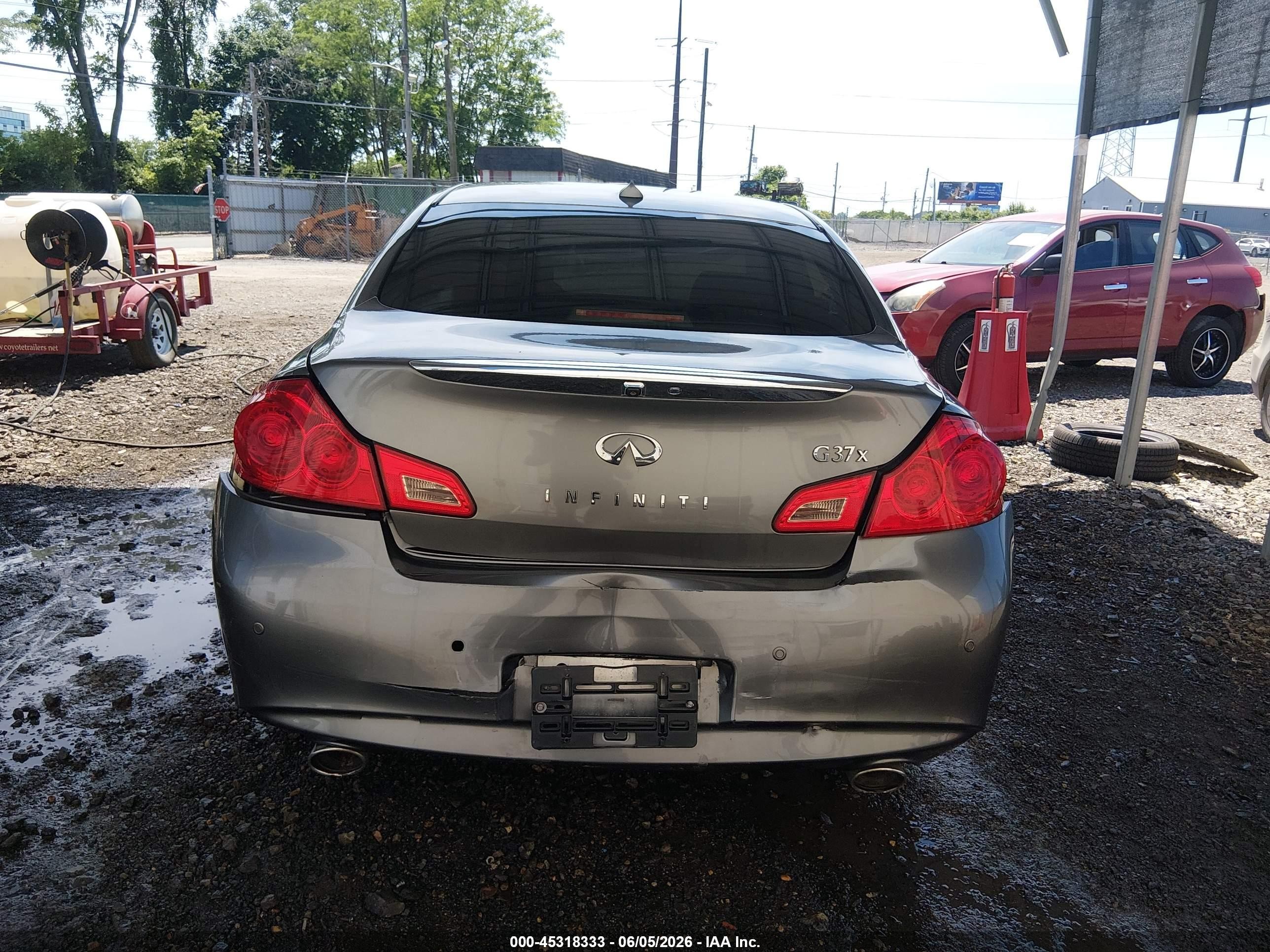 2013 Infiniti G37x   Серый vin: JN1CV6AR1DM764083