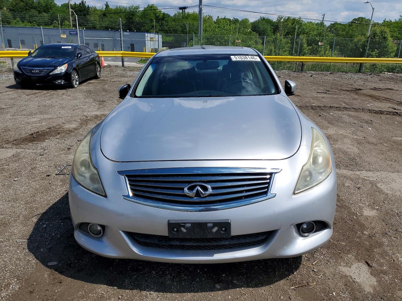 2013 Infiniti G37 Sedan X Silver vin: JN1CV6AR1DM764150