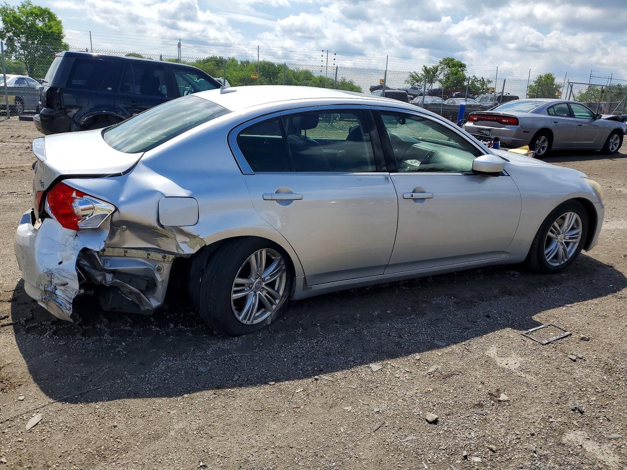 2013 Infiniti G37 Sedan X Silver vin: JN1CV6AR1DM764150