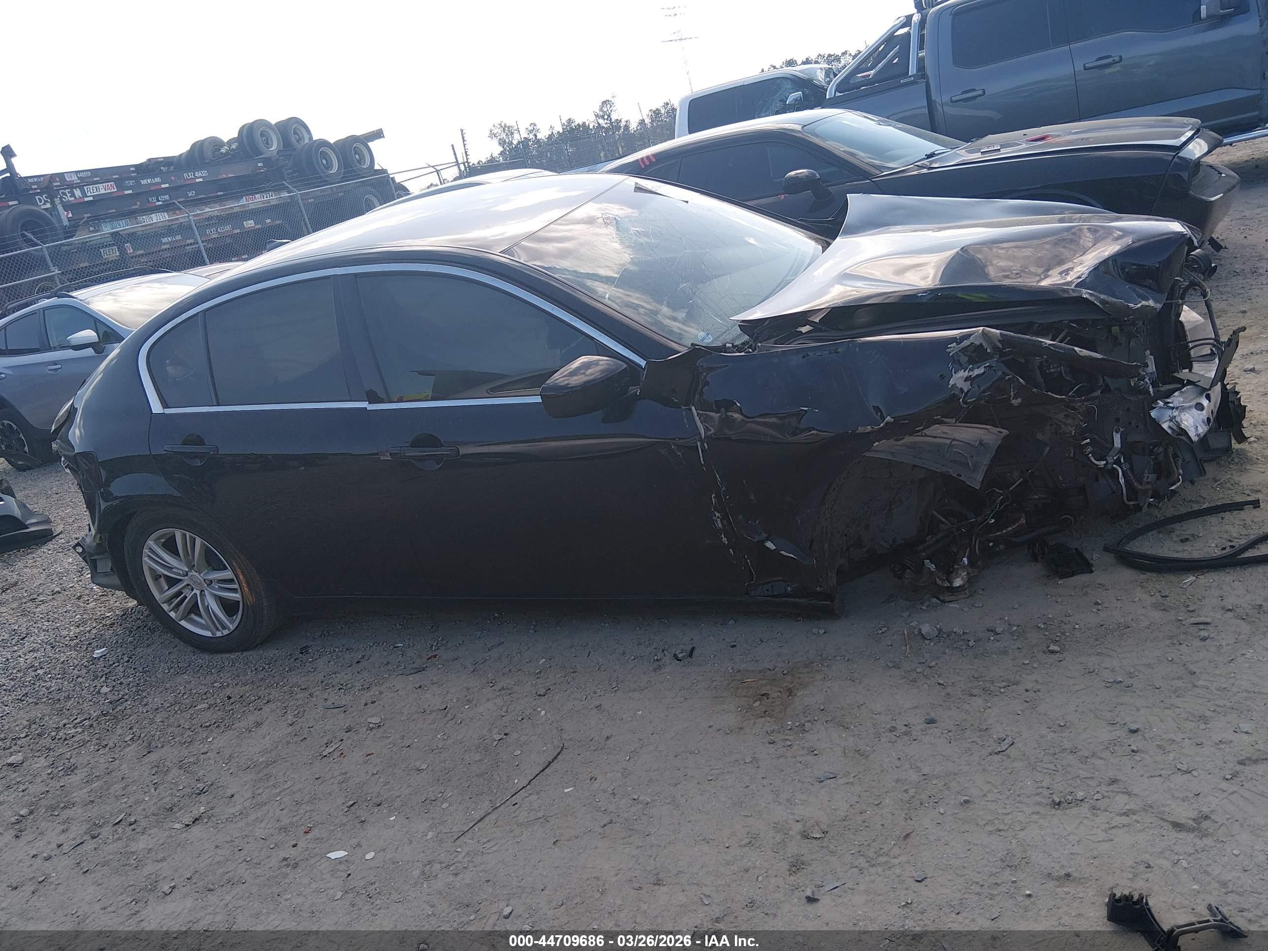 2013 Infiniti G37x Черный vin: JN1CV6AR1DM764293