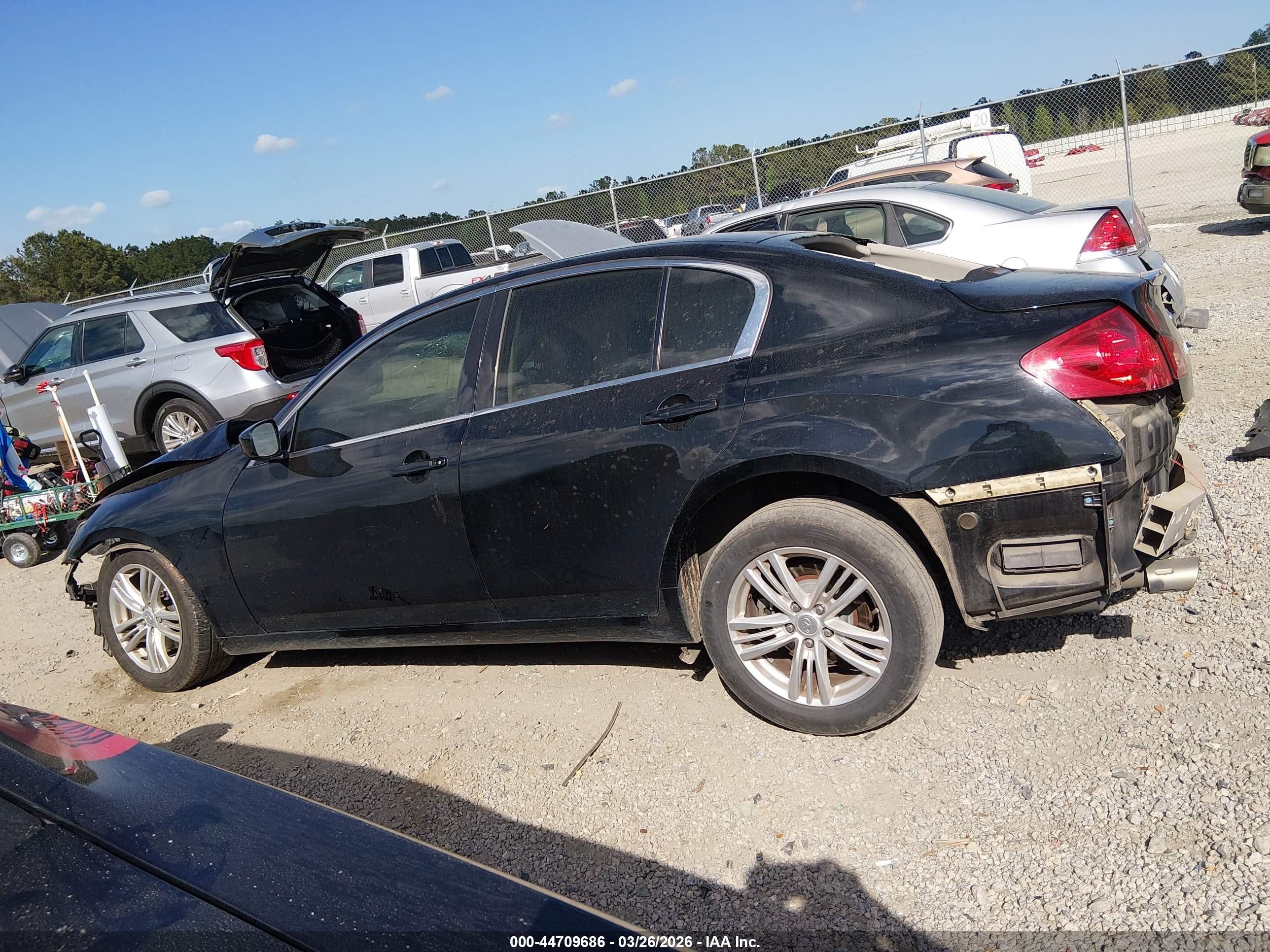 2013 Infiniti G37x Черный vin: JN1CV6AR1DM764293