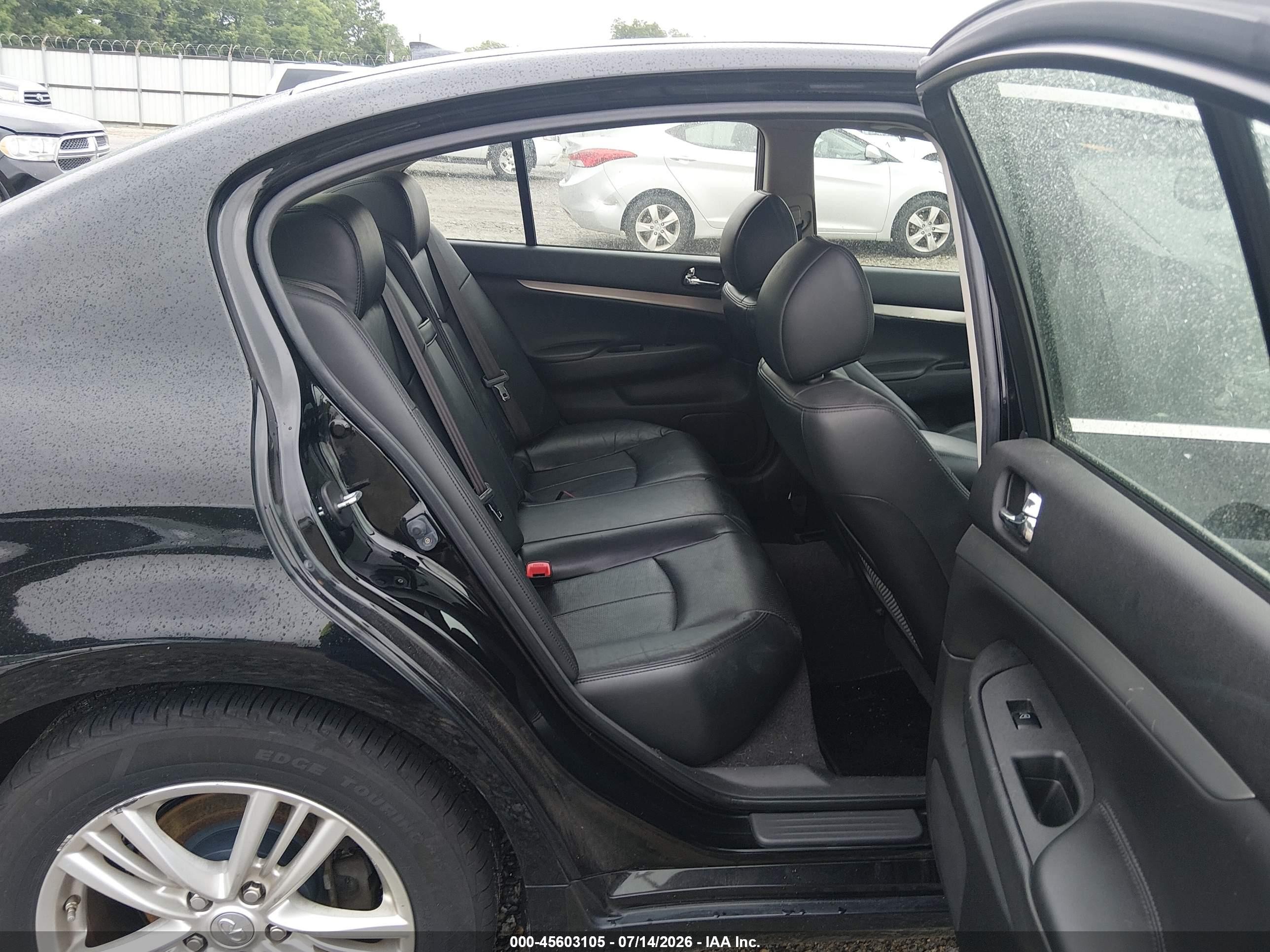 2013 Infiniti G37x Black vin: JN1CV6AR1DM766819