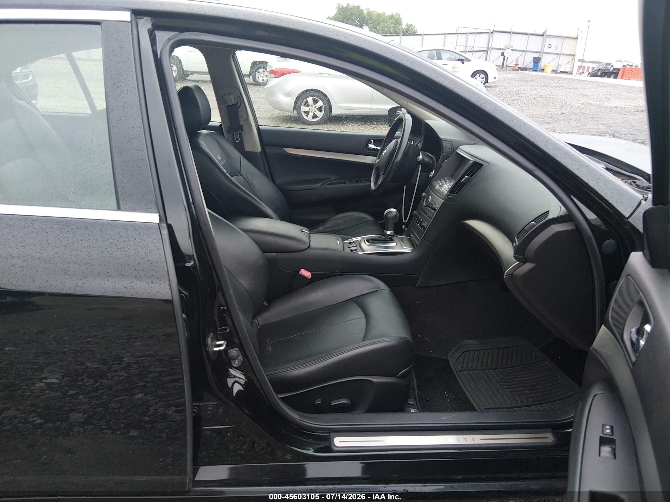 2013 Infiniti G37x Black vin: JN1CV6AR1DM766819