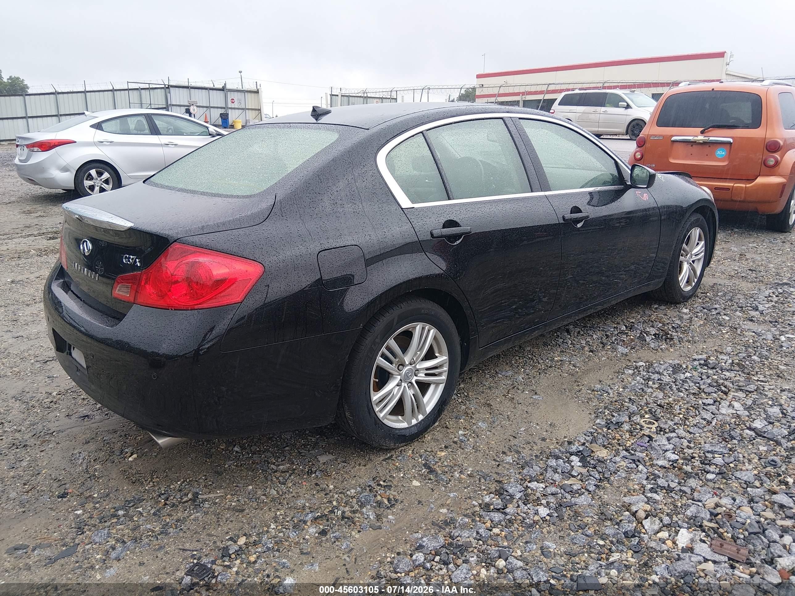 2013 Infiniti G37x Black vin: JN1CV6AR1DM766819