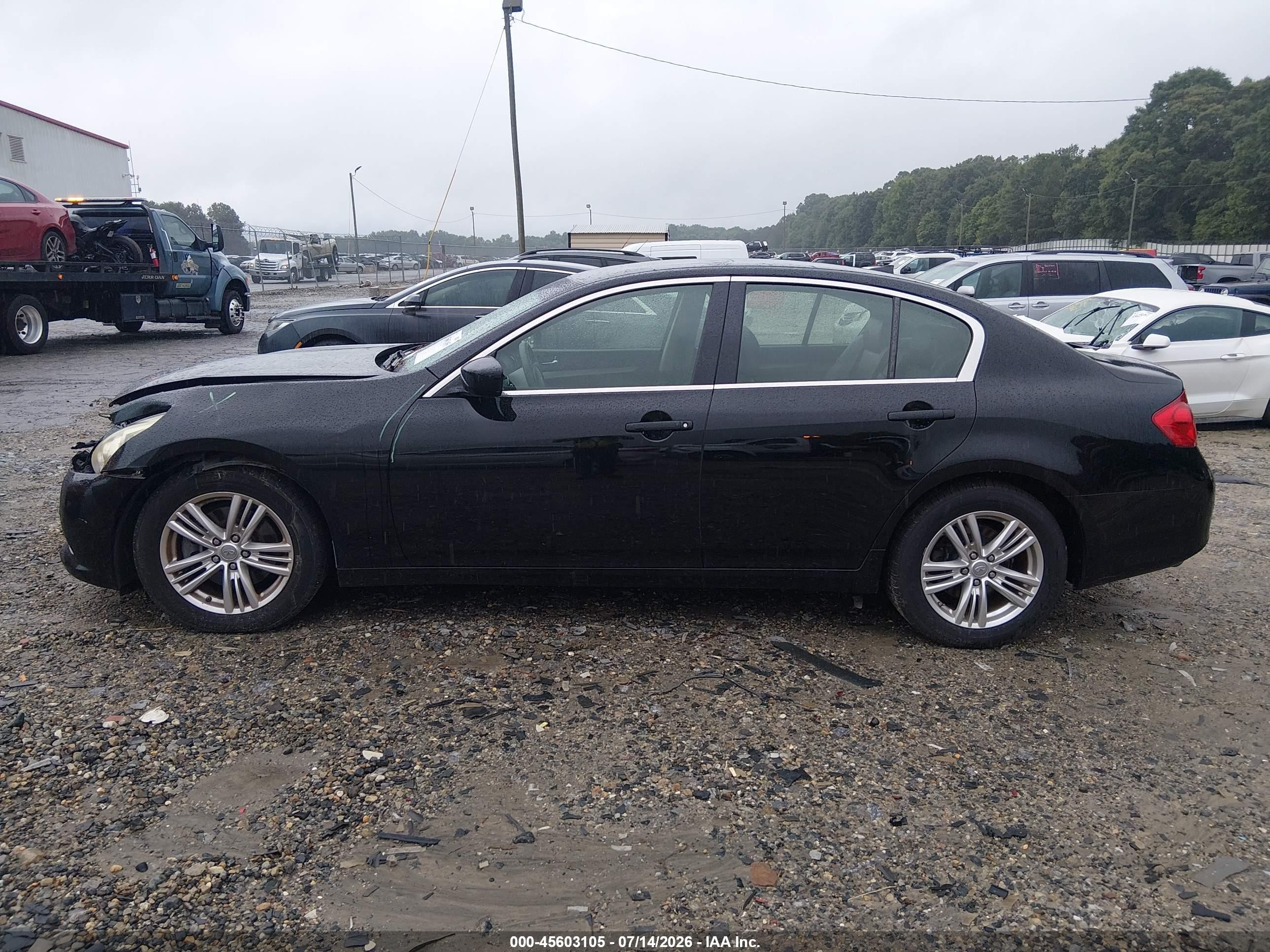 2013 Infiniti G37x Black vin: JN1CV6AR1DM766819
