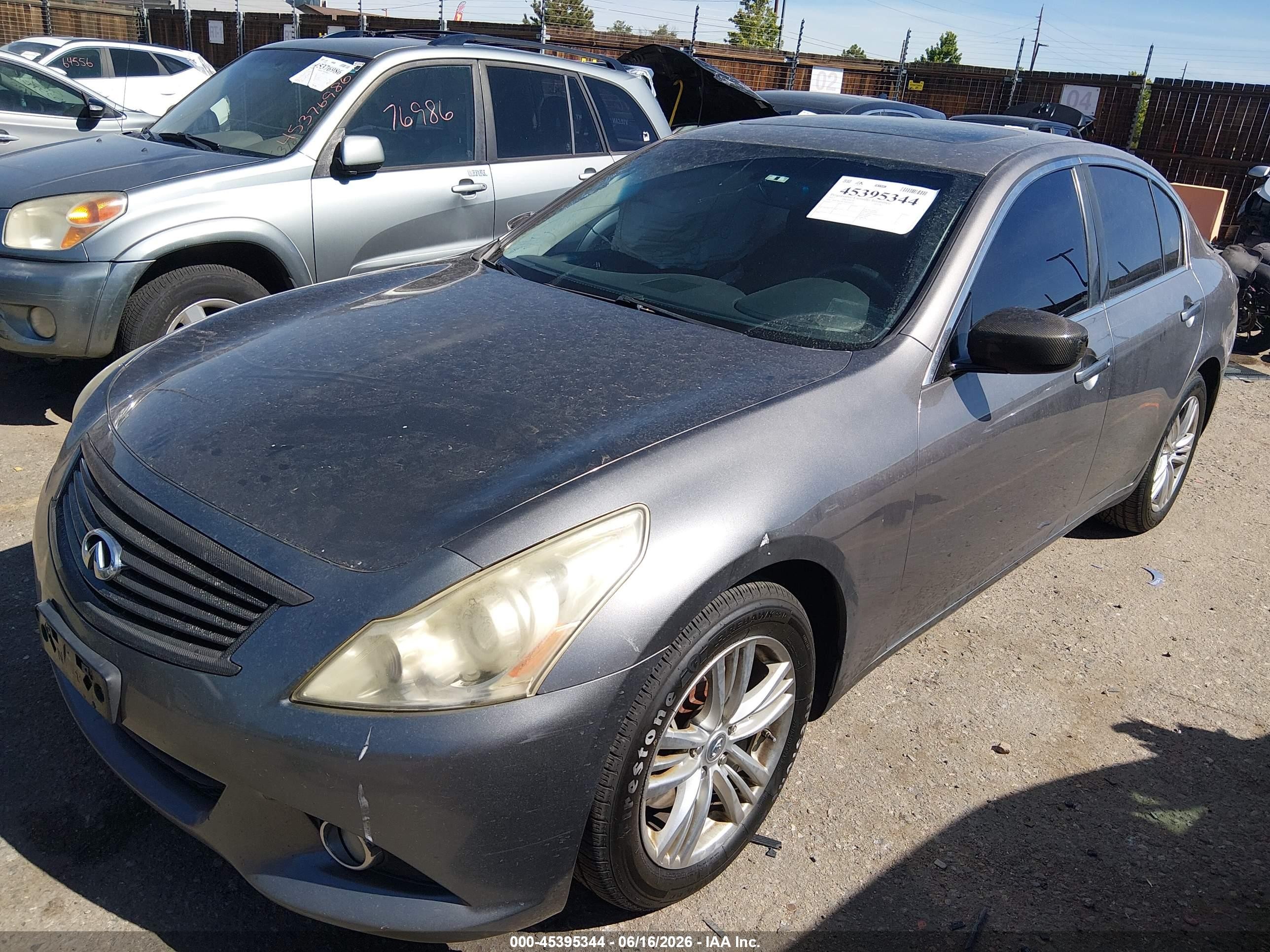 2013 Infiniti G37x Серебряный vin: JN1CV6AR1DM768859