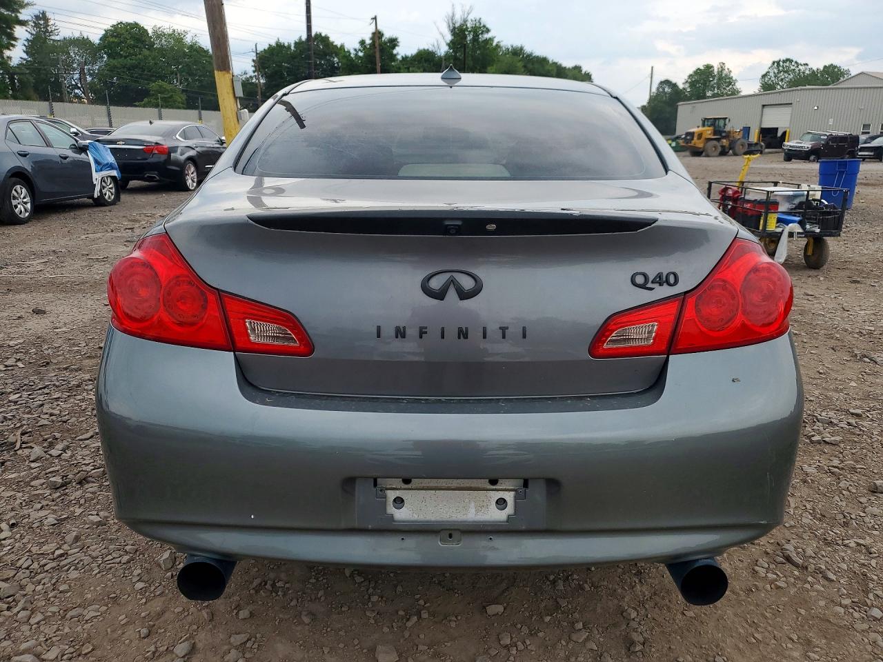 2015 Infiniti Q40 Base Gray vin: JN1CV6AR1FM651348